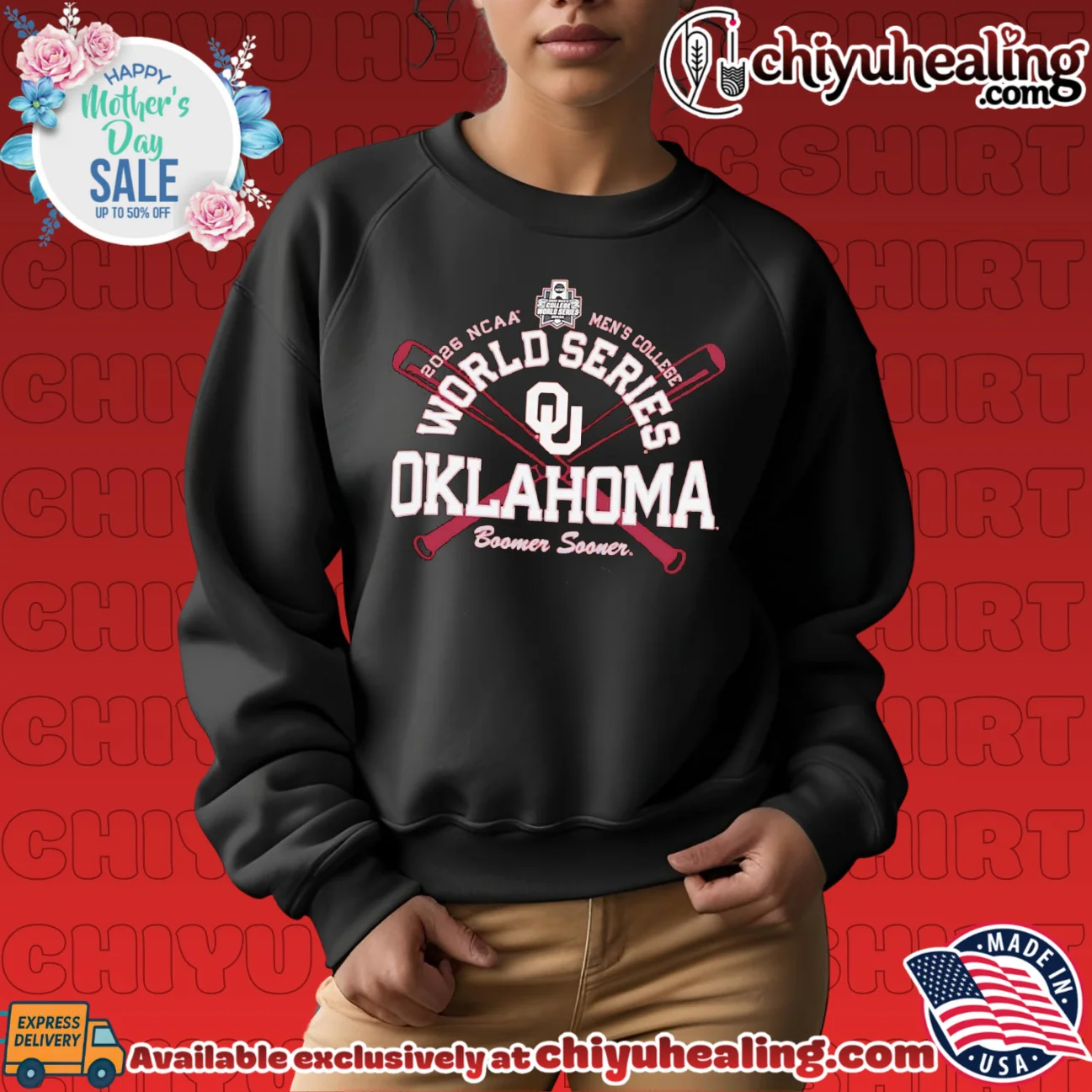 Oklahoma Sooners Boomer Sooner 2026 NCAA Men's College World Series classic shirt & hoodie - Premium Streetwear Oklahoma Sooners Boomer Sooner 2026 NCAA Men's College World Series