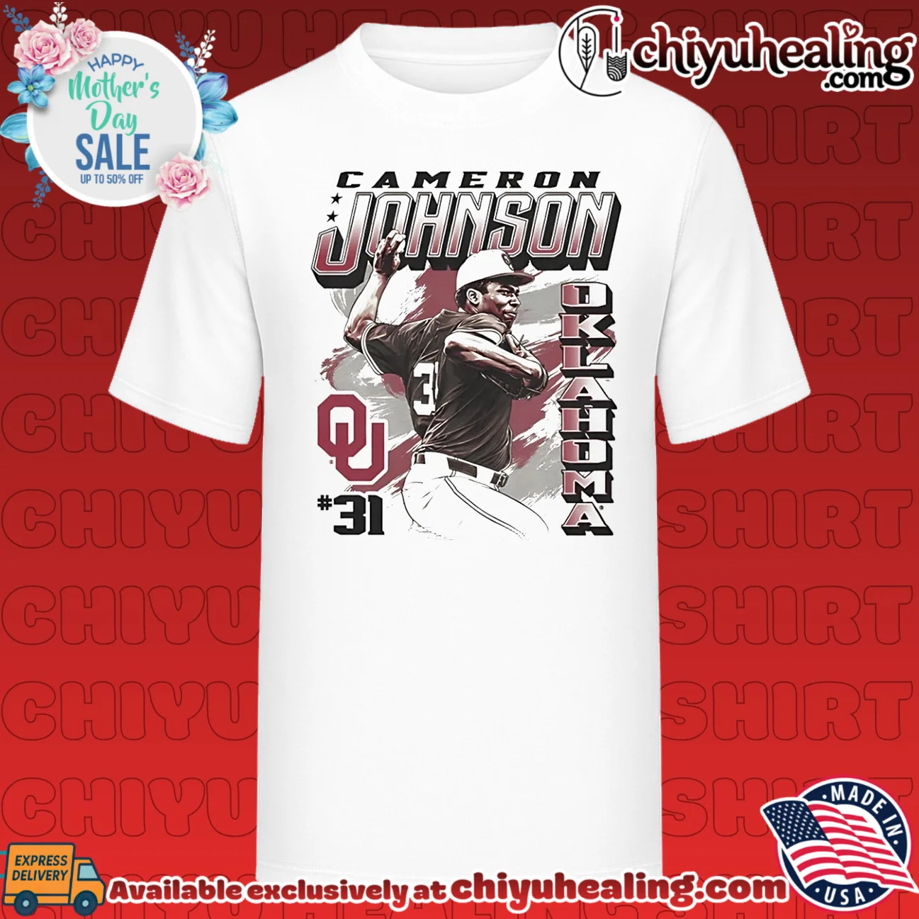 Oklahoma Sooners Cameron Johnson number 31 vintage shirt & hoodie