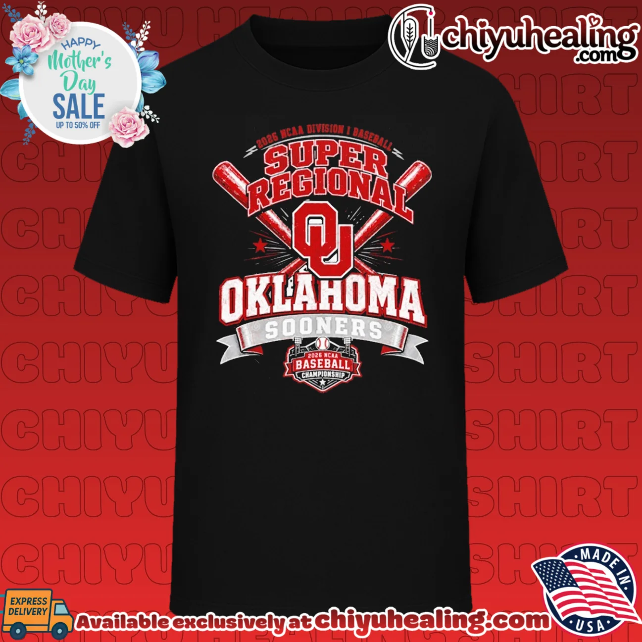 Oklahoma Sooners Champion 2026 NCAA Division I Baseball Super Regionals