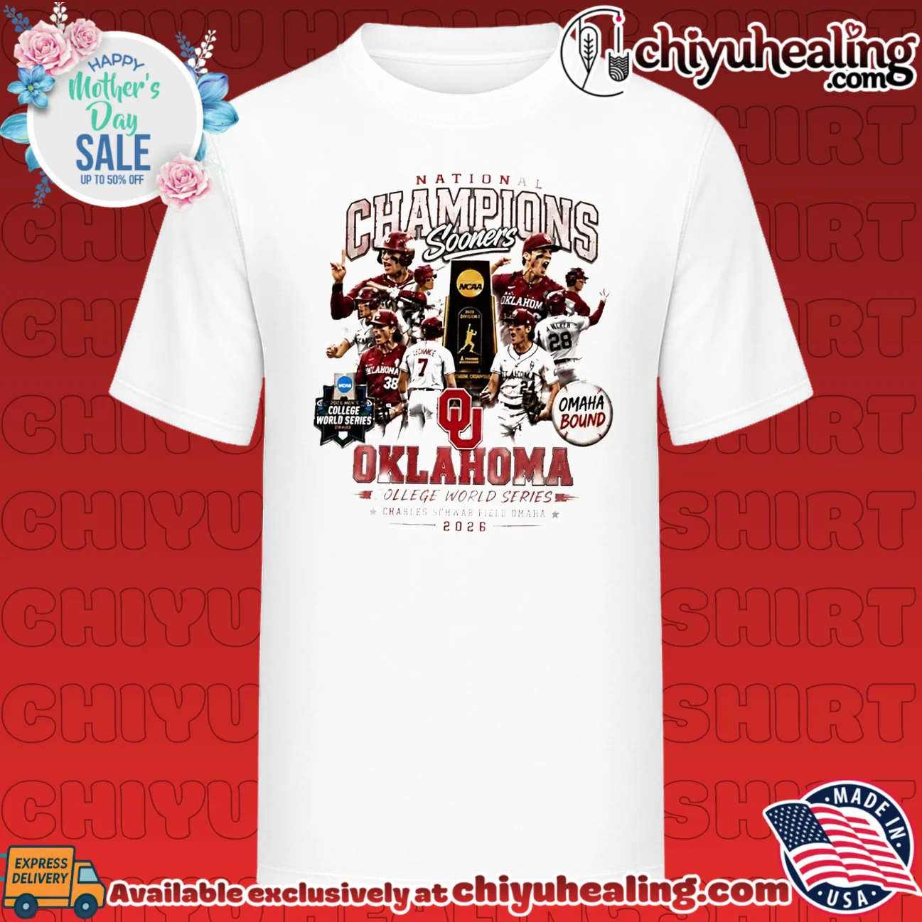 Oklahoma Sooners College World Series National Champions 2026 shirt & hoodie