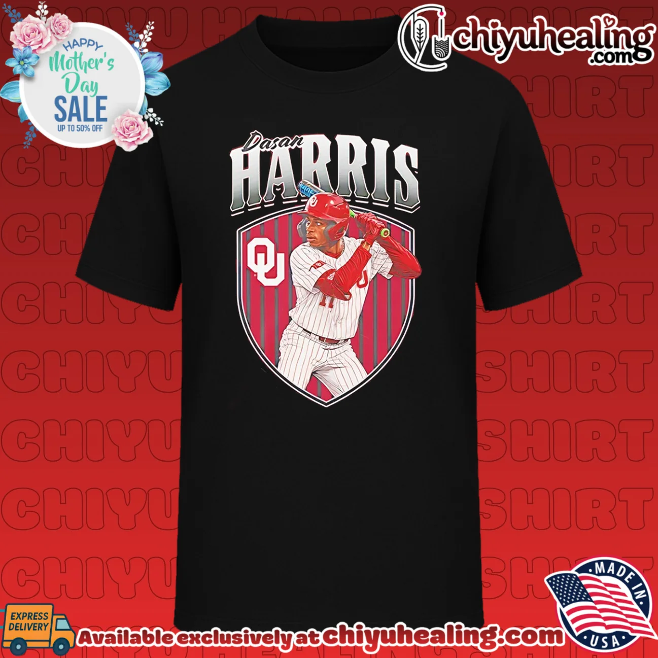 Oklahoma Sooners Dasan Harris posing vintage shirt & hoodie