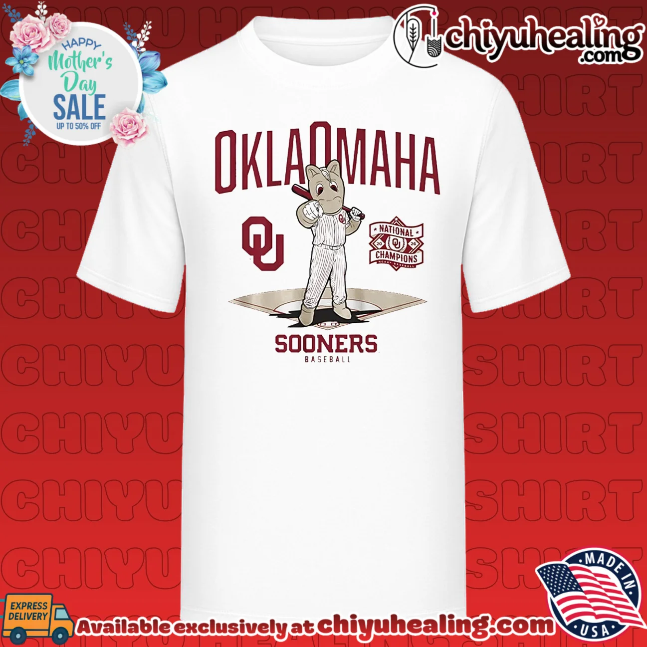 Oklahoma Sooners men's baseball 2026 NCAA Baseball National Champions shirt & hoodie