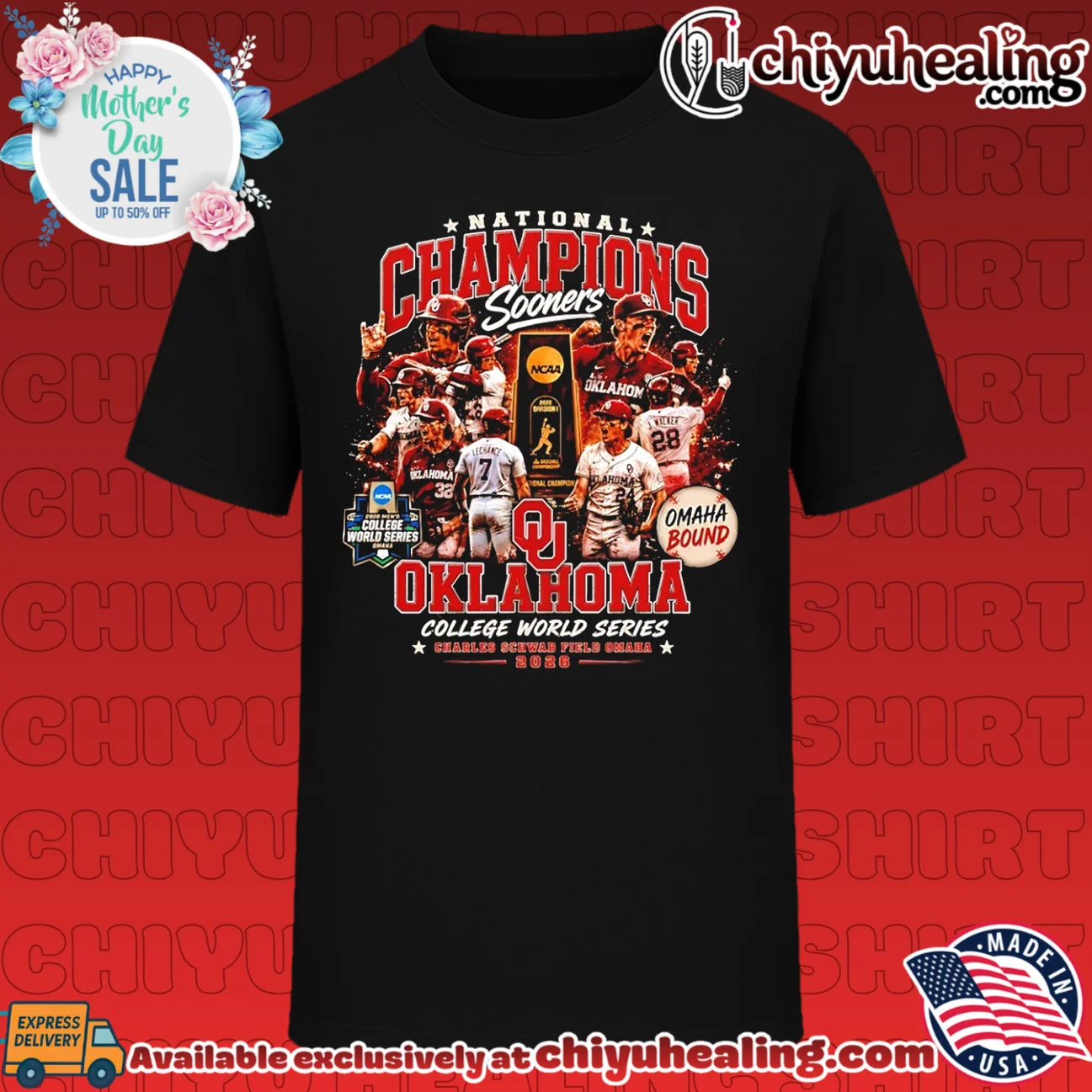 Oklahoma Sooners National Champions 2026 College World Series shirt & hoodie