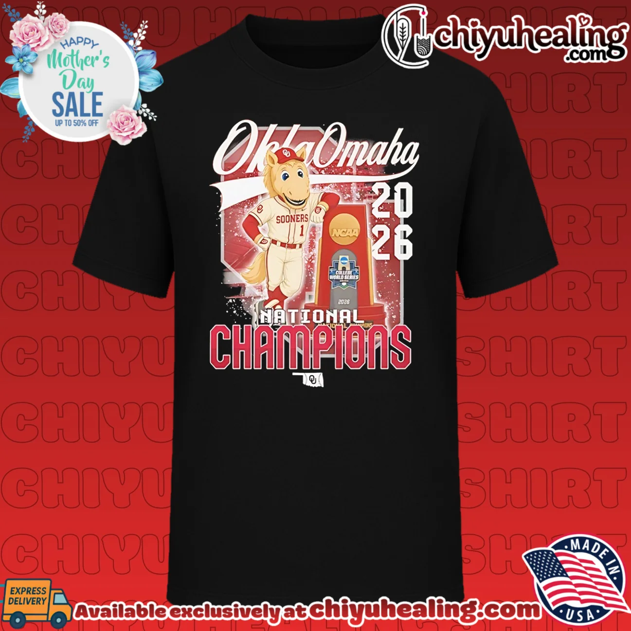Oklahoma Sooners National Champions 2026 mascot shirt & hoodie