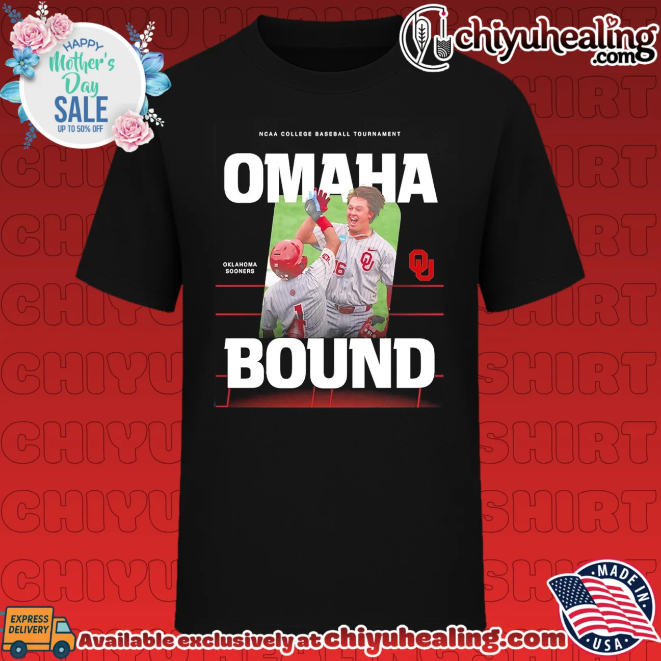Oklahoma Sooners NCAA College Baseball Tournament Omaha Bound