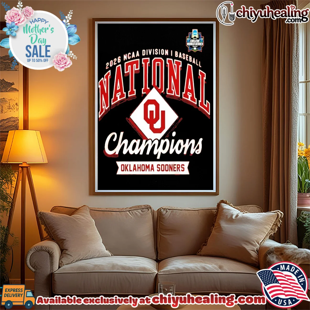 Oklahoma Sooners NCAA Division I Baseball National Champions 2026 shirt & hoodie Oklahoma Sooners NCAA Division I Baseball National Champions 2026 shirt & hoodie