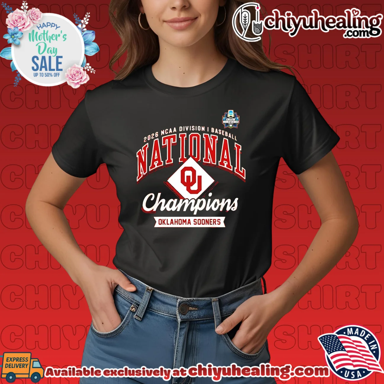 Oklahoma Sooners NCAA Division I Baseball National Champions 2026 shirt & hoodie Oklahoma Sooners NCAA Division I Baseball National Champions 2026 shirt & hoodie