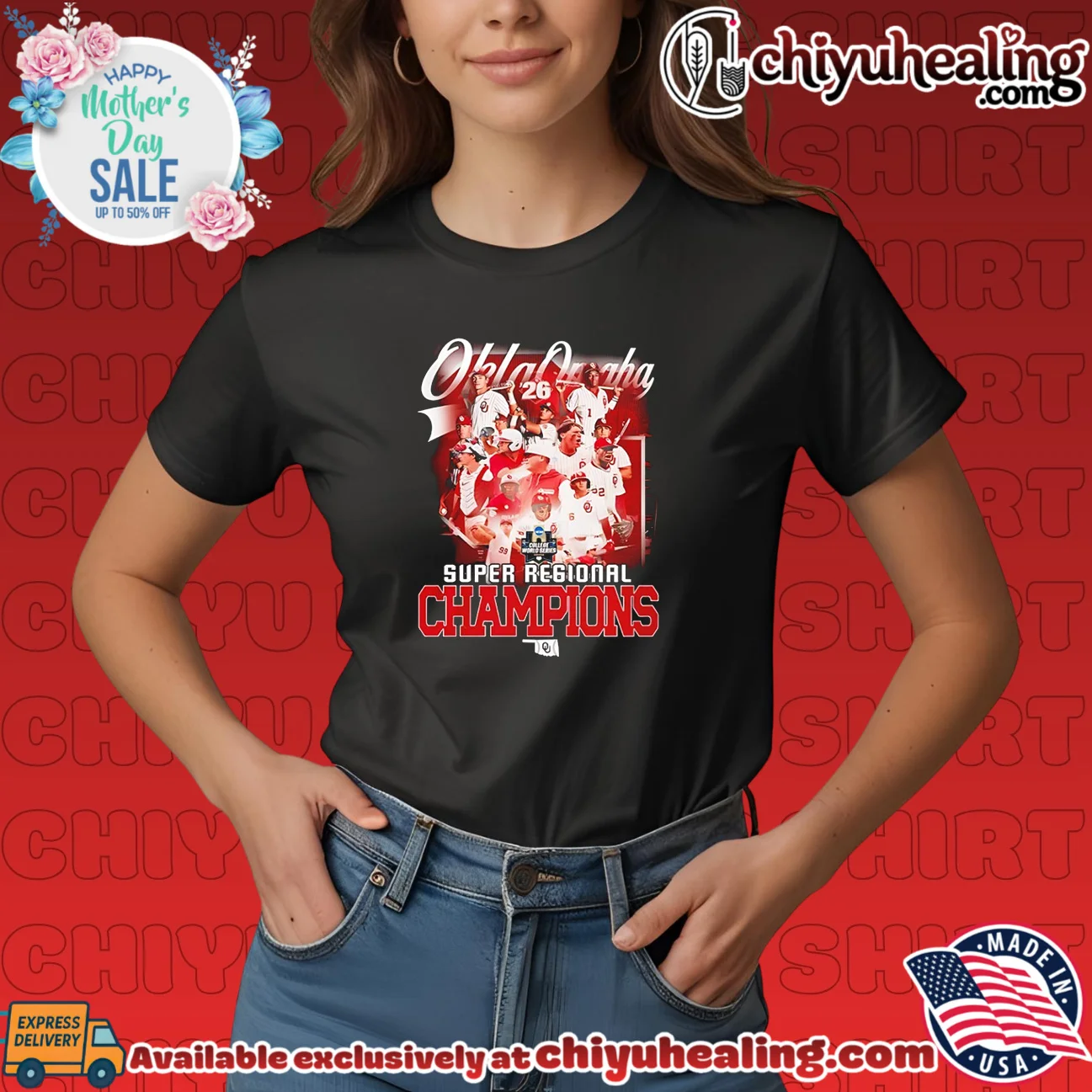 Oklahoma Sooners Super Regional Champions team collage grail shirt & hoodie - Ultimate Gift Edition Oklahoma Sooners Super Regional Champions team collage