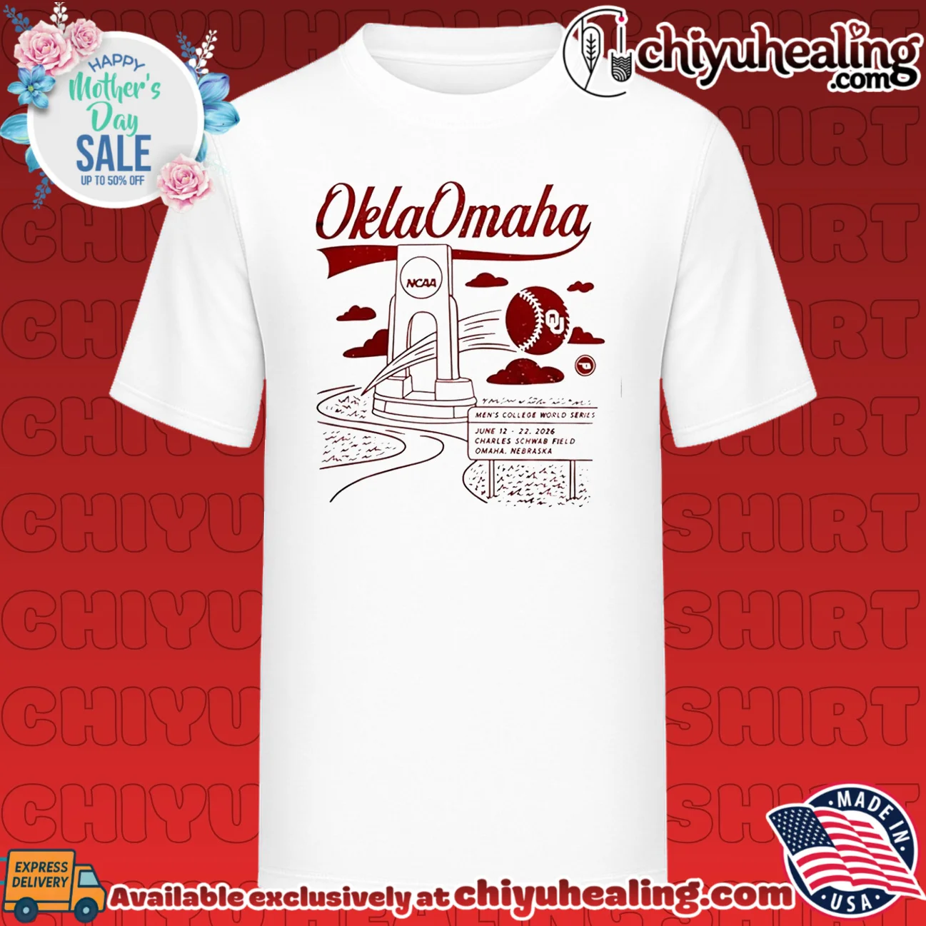 Oklahoma Sooners x College World Series Oklaomaha 2026 Baseball