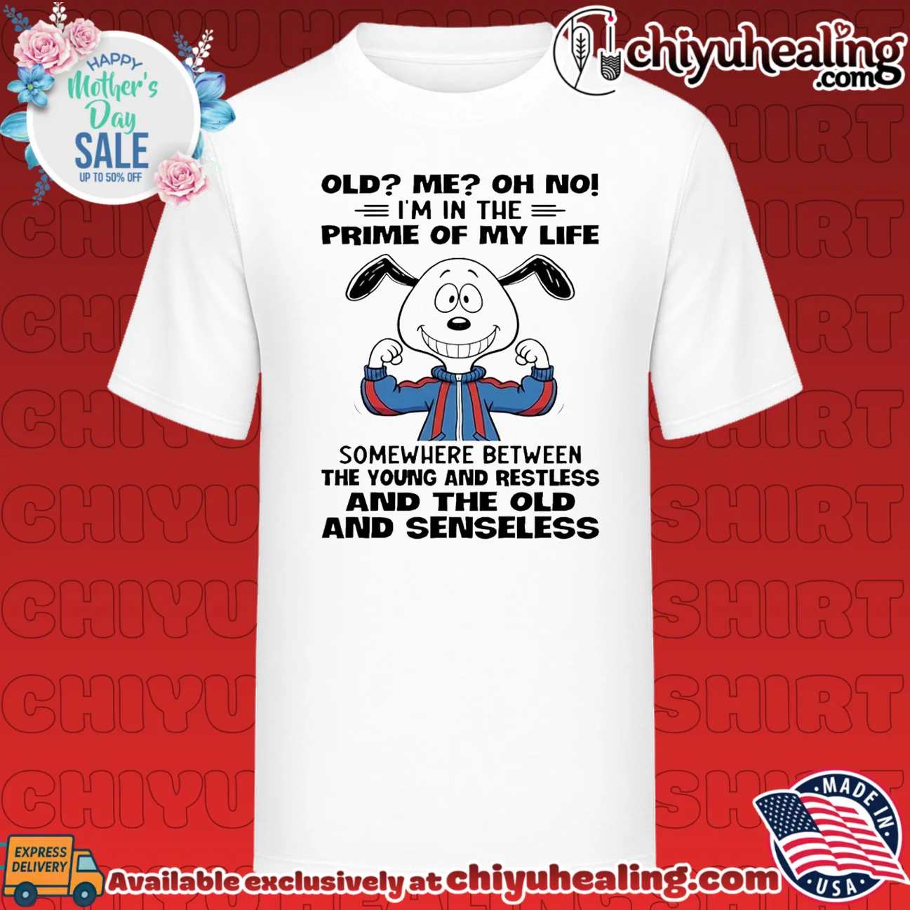 Old Me Oh No I Am in the Prime of My Life Snoopy