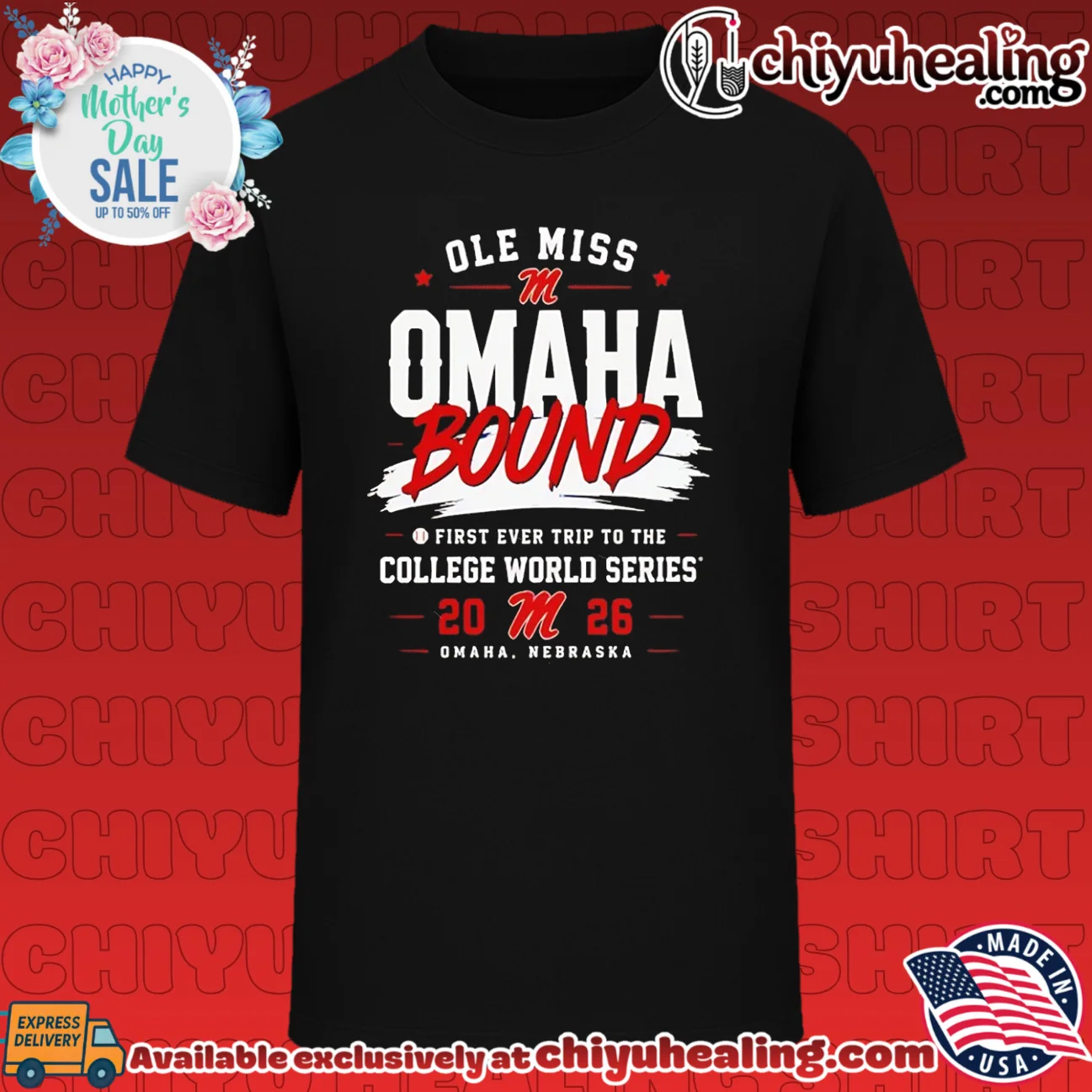 Ole Miss Rebels 2026 First ever trip to the College World Series Omaneers shirt