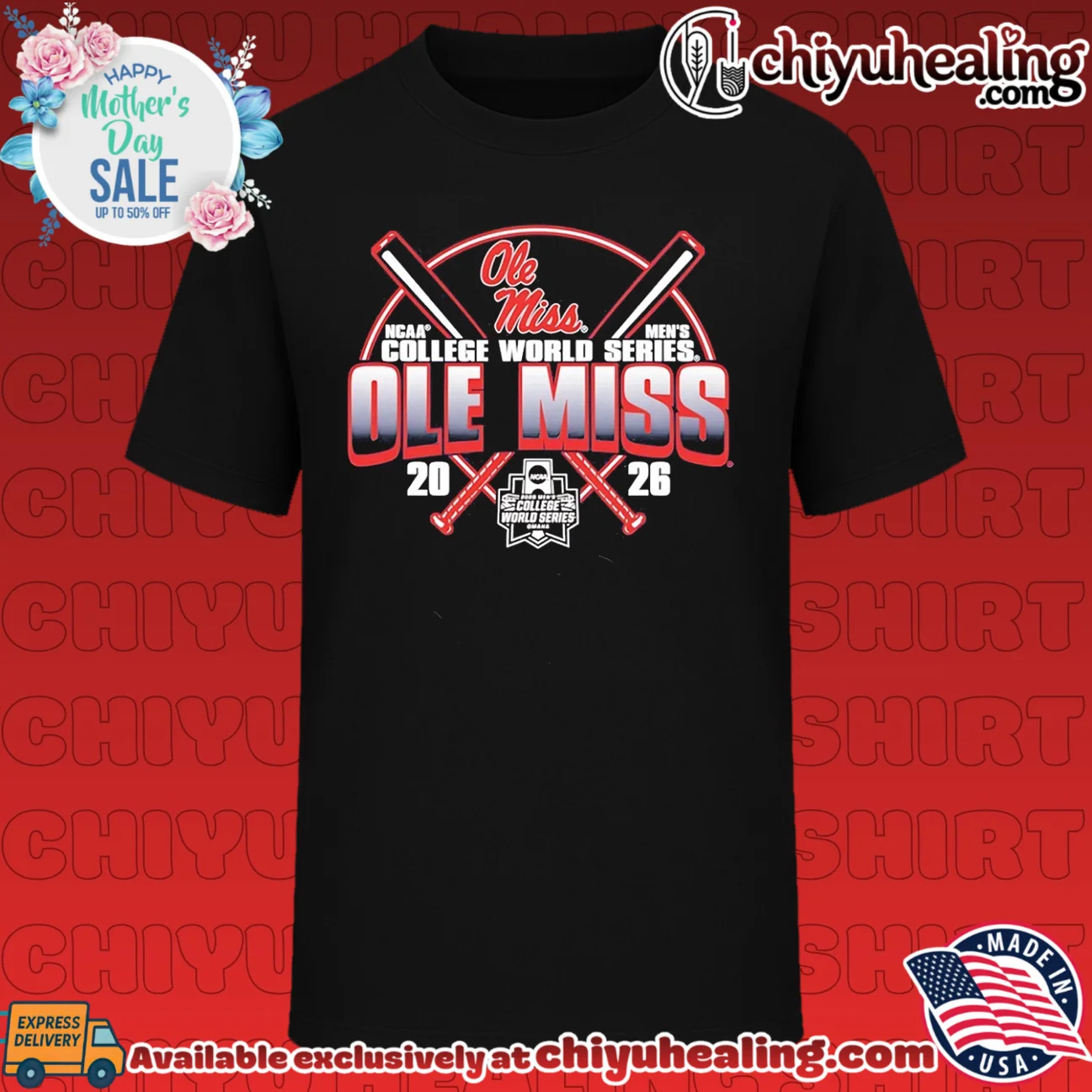Ole Miss Rebels Baseball 2026 College World Series classic shirt