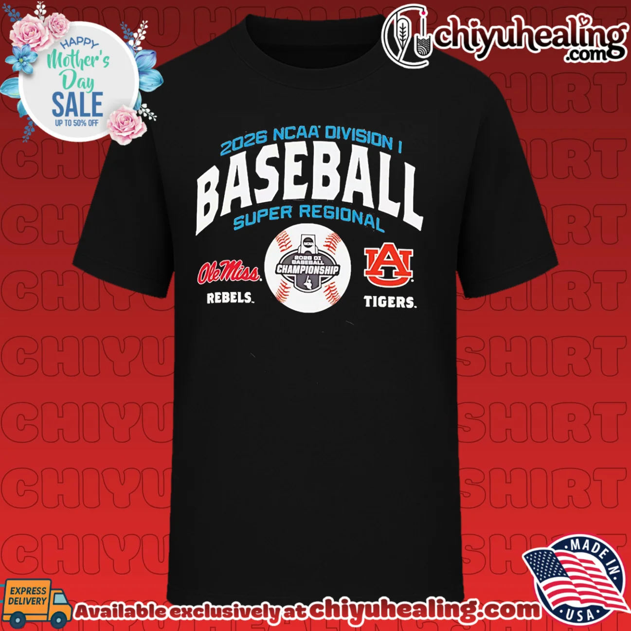 Ole Miss Rebels vs Auburn Tigers 2026 NCAA Baseball Super Regional Matchup