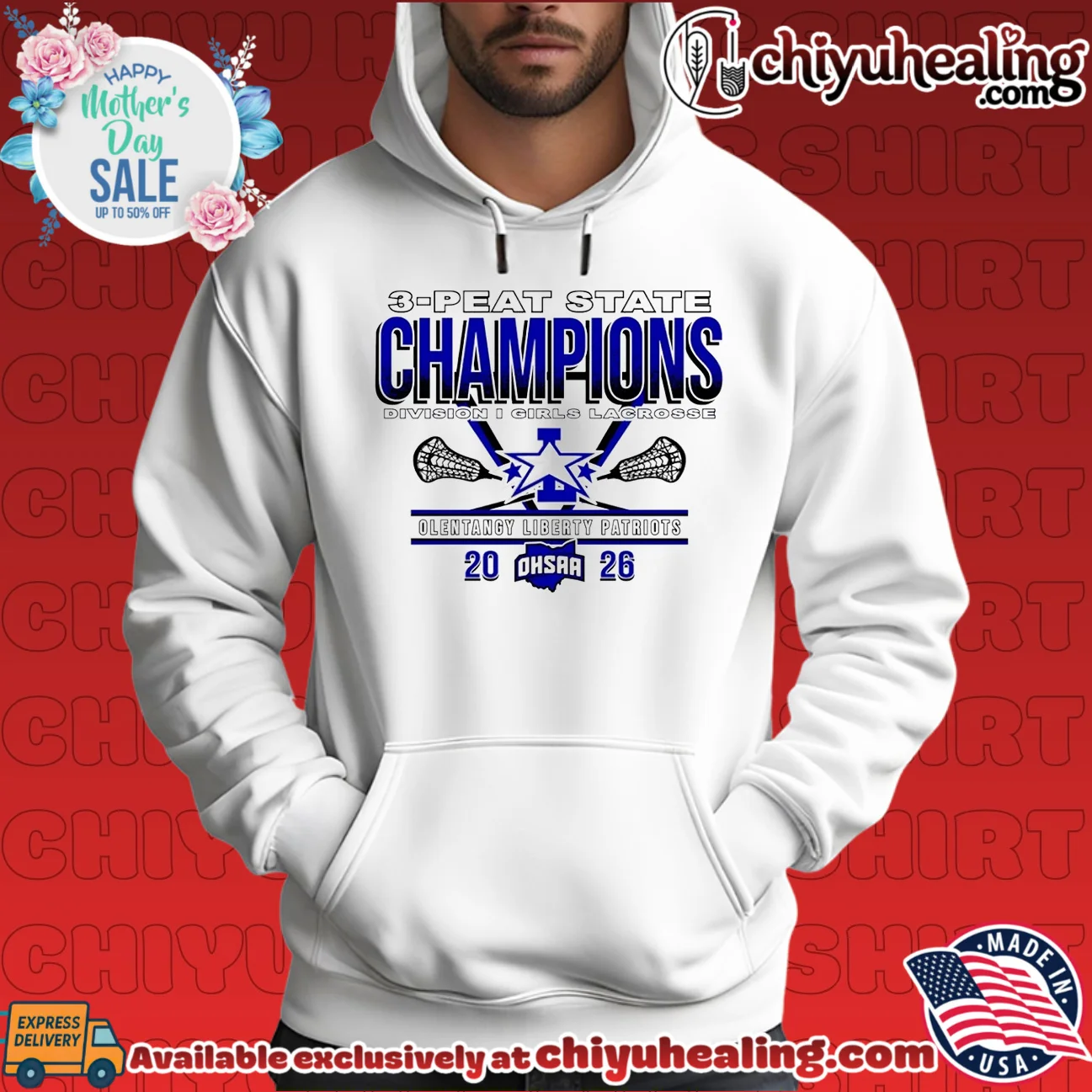 Olentangy Liberty Patriots 2026 OHSAA Girls Lacrosse D1 3-Peat State Champions shirt classic shirt & hoodie | Modern Street Style Olentangy Liberty Patriots 2026 OHSAA Girls Lacrosse D1 3-Peat State Champions shirt classic shirt & hoodie | Modern Street Style