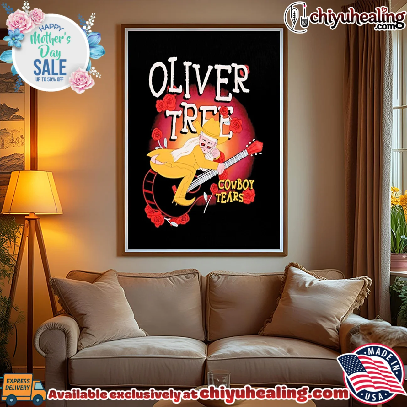 Oliver Tree Cowboy Tears graphic signature shirt & hoodie | Modern Street Style Oliver Tree Cowboy Tears graphic