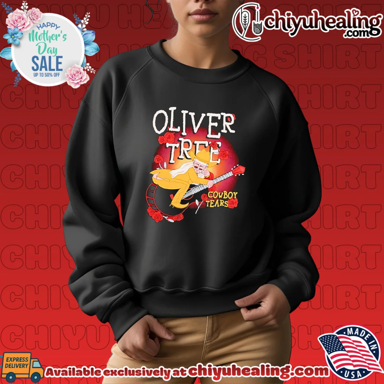 Oliver Tree Cowboy Tears graphic signature shirt & hoodie | Modern Street Style Oliver Tree Cowboy Tears graphic