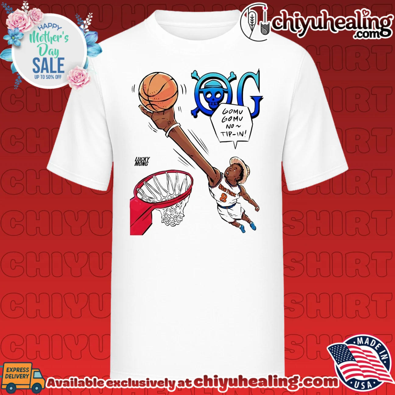 One Piece OG Anunoby New York Knicks Gomu Gomu No Tip-in