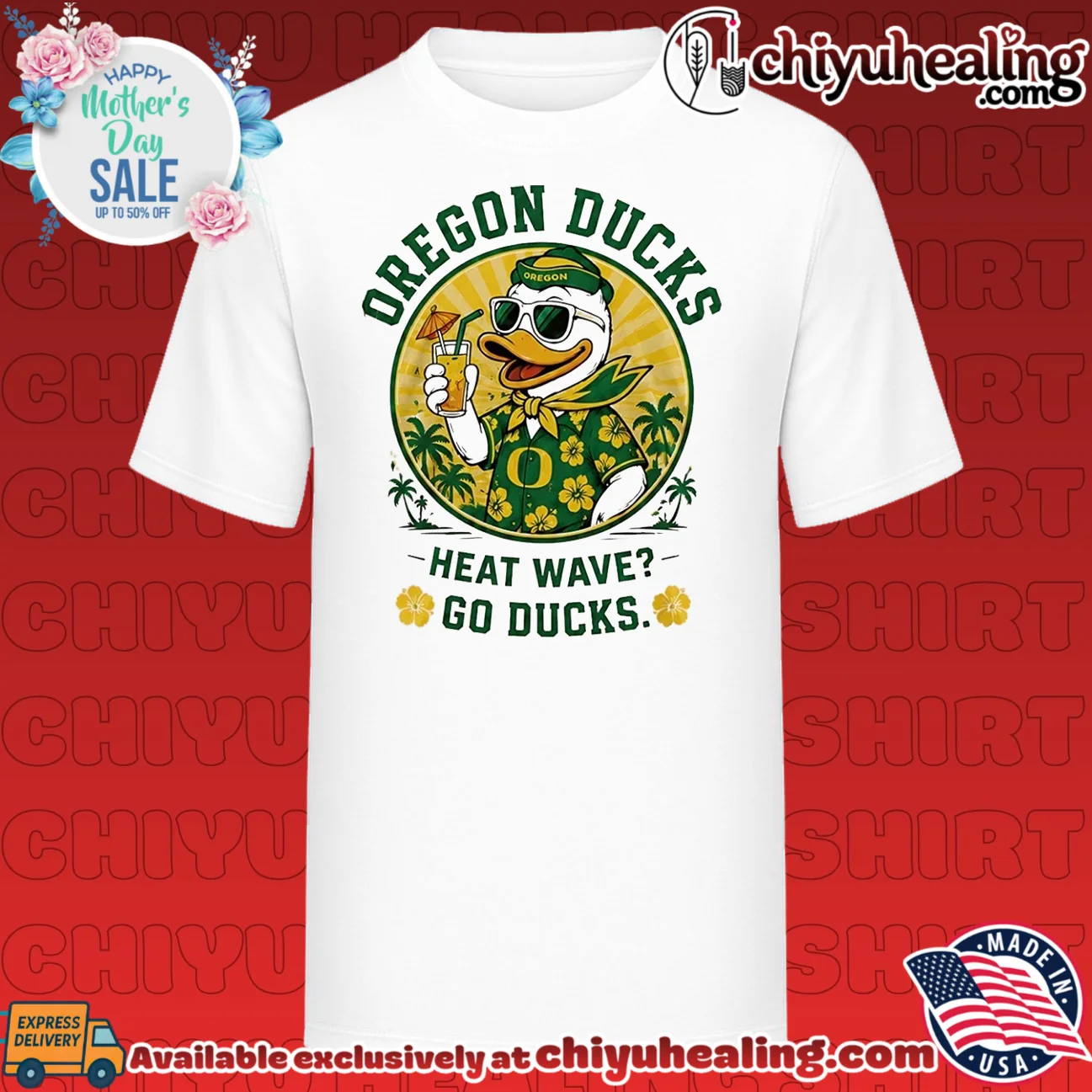 Oregon Ducks Heat Wave Go Ducks Summer shirt