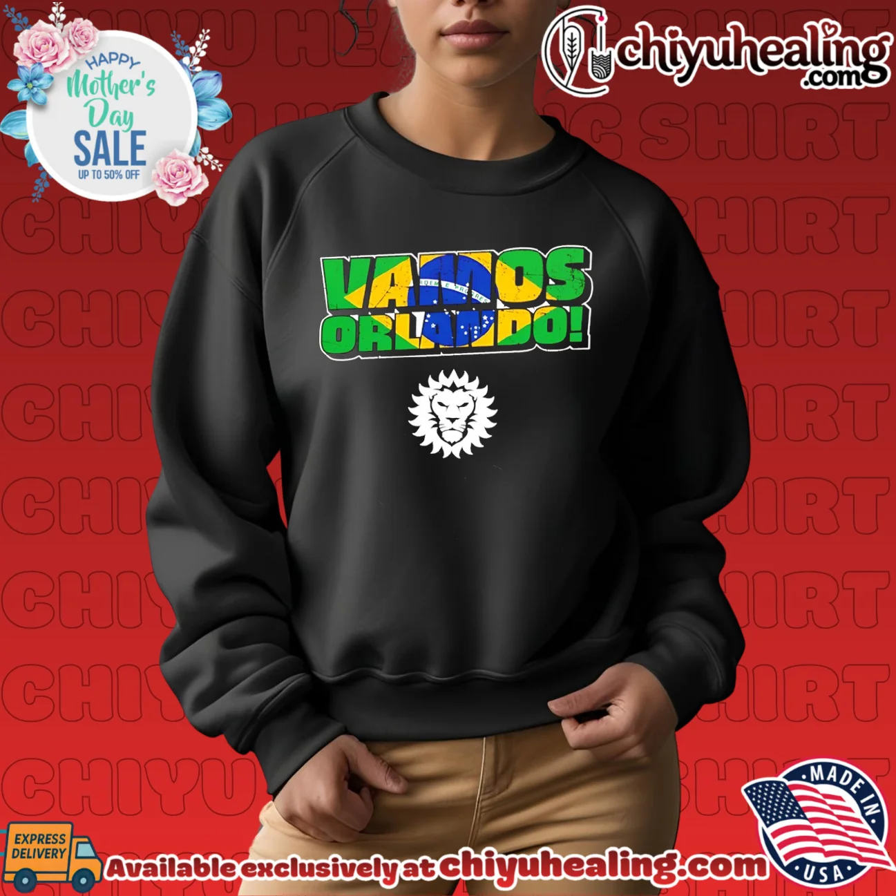 Orlando City Go Orlando Brazil logo signature shirt & hoodie - New Arrival Orlando City Go Orlando Brazil logo