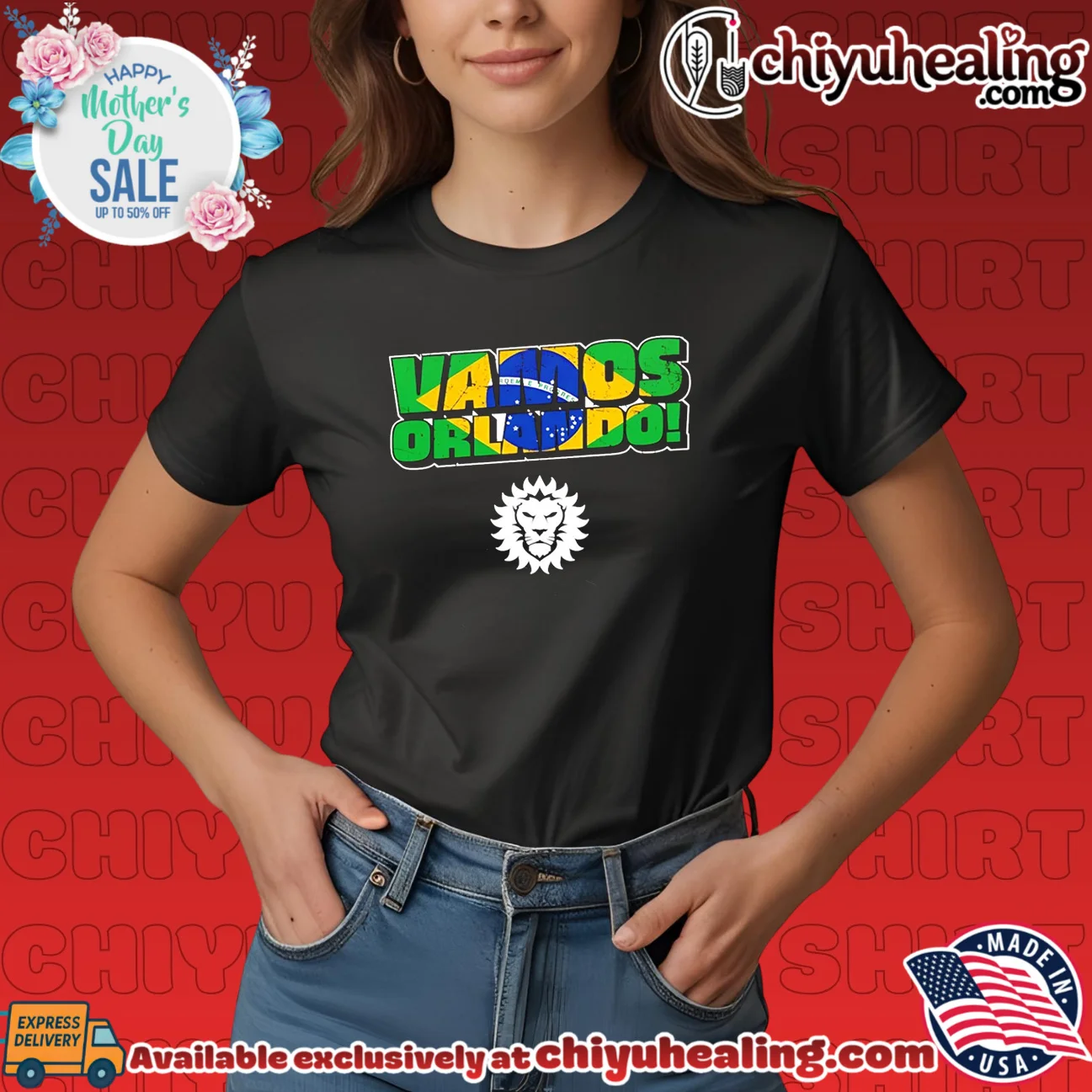 Orlando City Go Orlando Brazil logo signature shirt & hoodie - New Arrival Orlando City Go Orlando Brazil logo