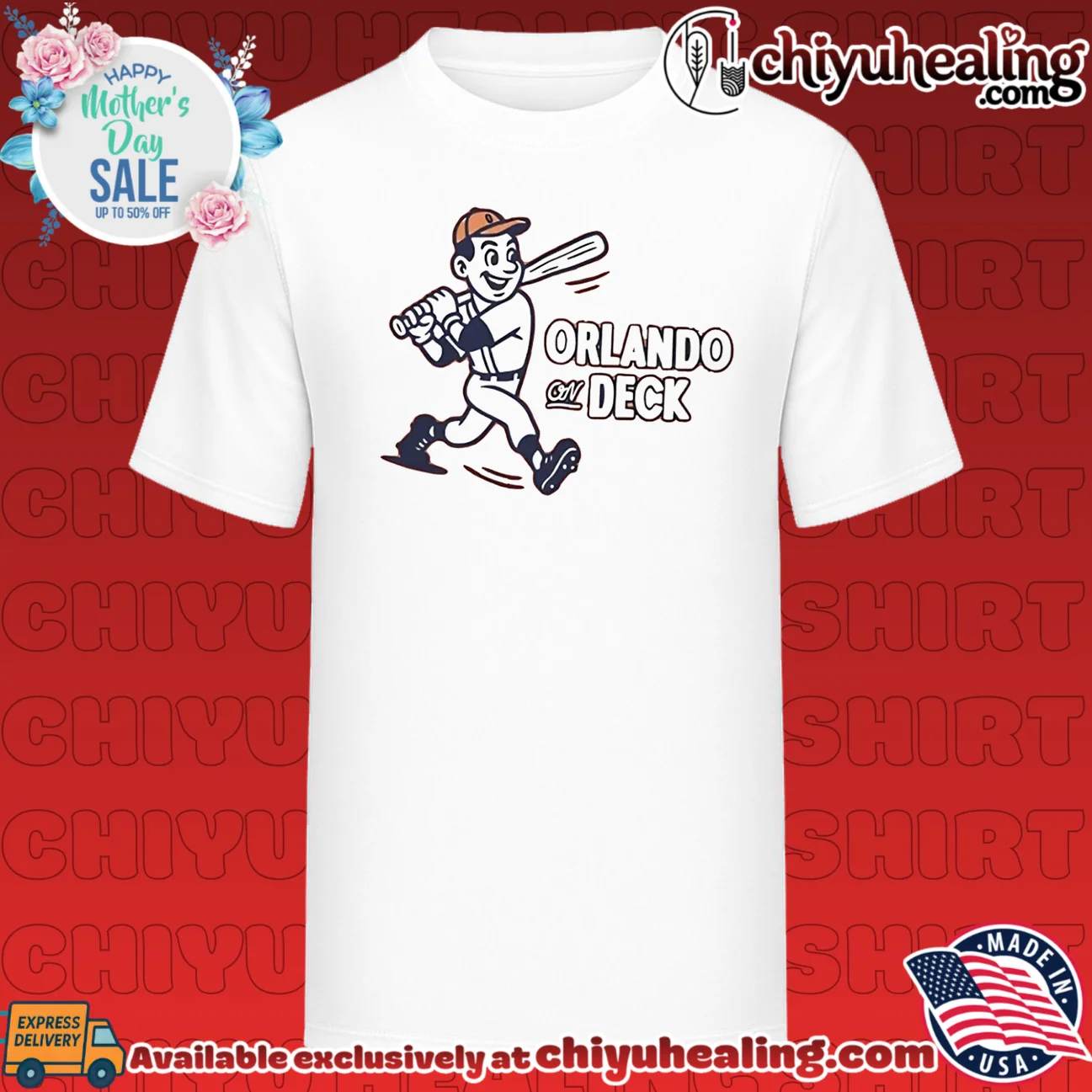 Orlando On Deck Baseball sports batter shirt & hoodie