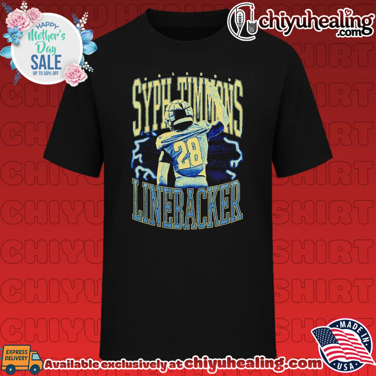 Orlando Syph Timmons Linebacker football