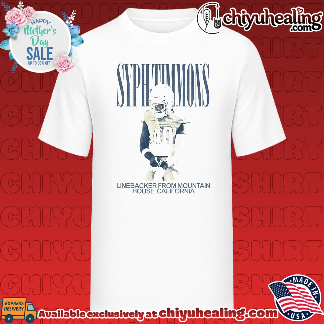 Orlando Syph Timmons Linebacker from Mountain House California