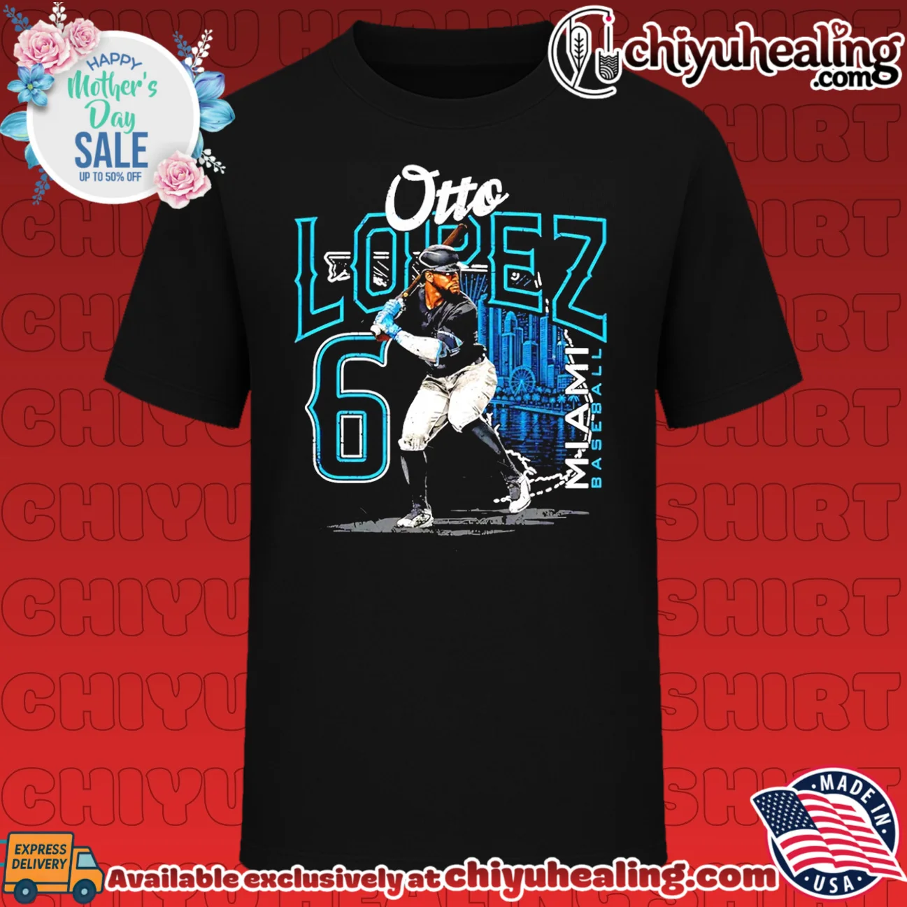 Otto Lopez Miami Marlins Baseball MLB shirt & hoodie