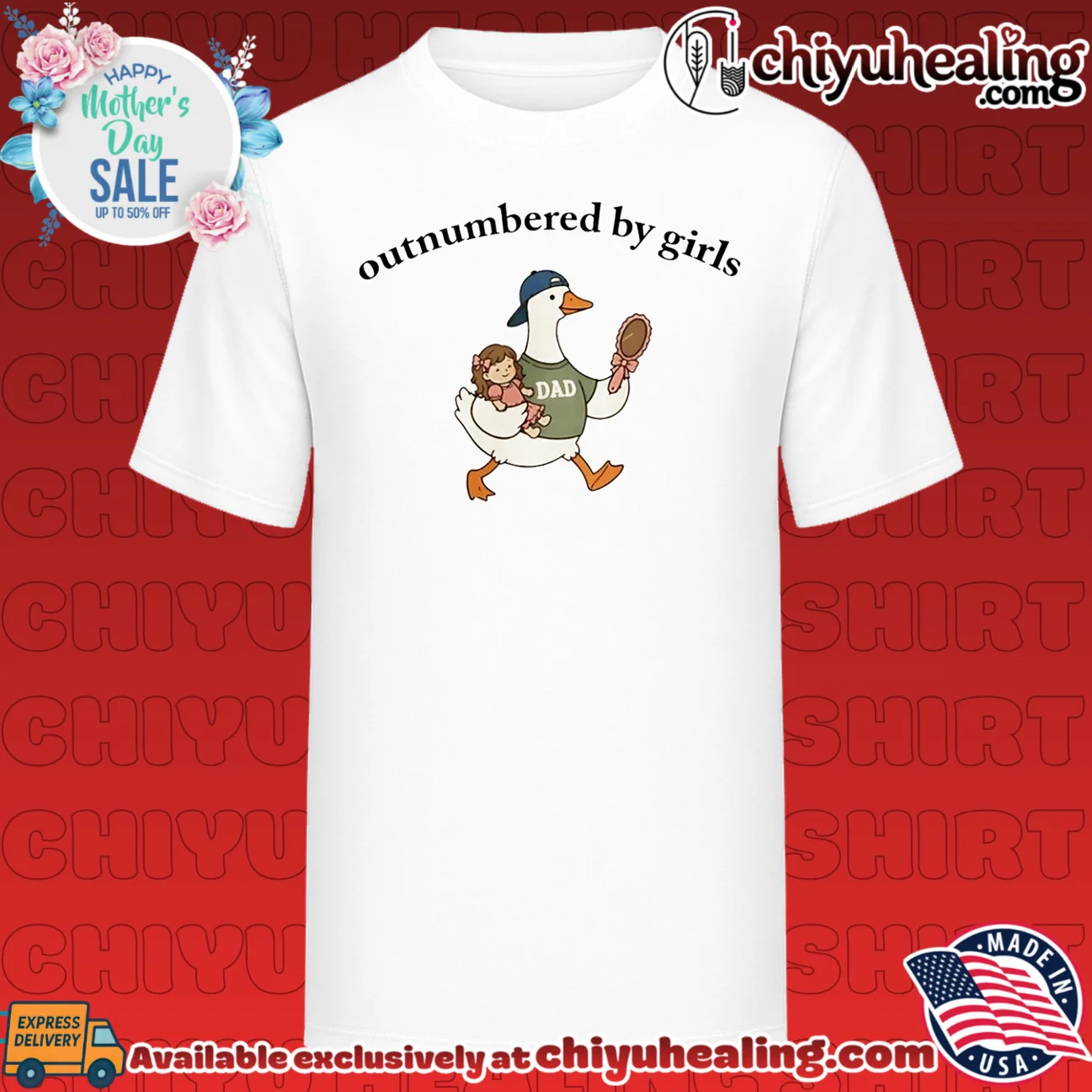 Outnumbered by girls Goose
