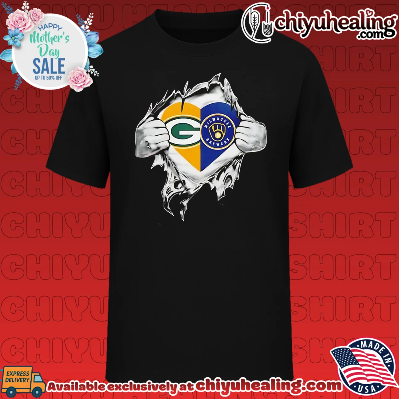 Packers and Brewers It Is in My Heart NFL shirt & hoodie