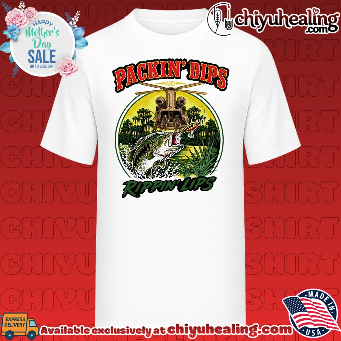 Packin' Dips and Rippin' Lips Fishing Helicopter