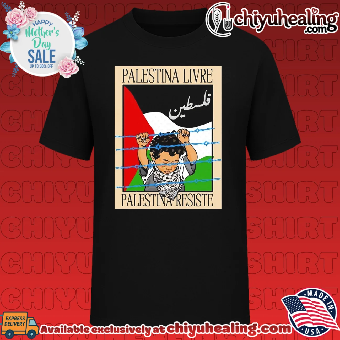 Palestina livre Palestina resiste shirt & hoodie