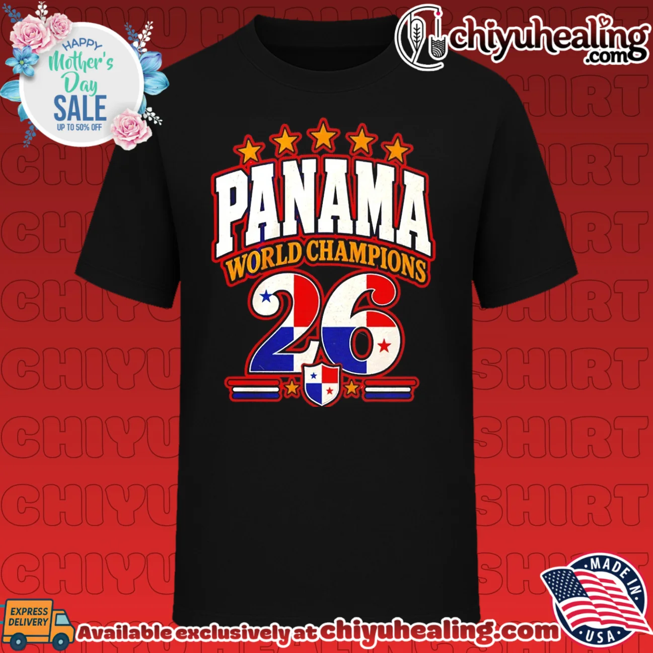 Panama 2026 World Champions flag shirt