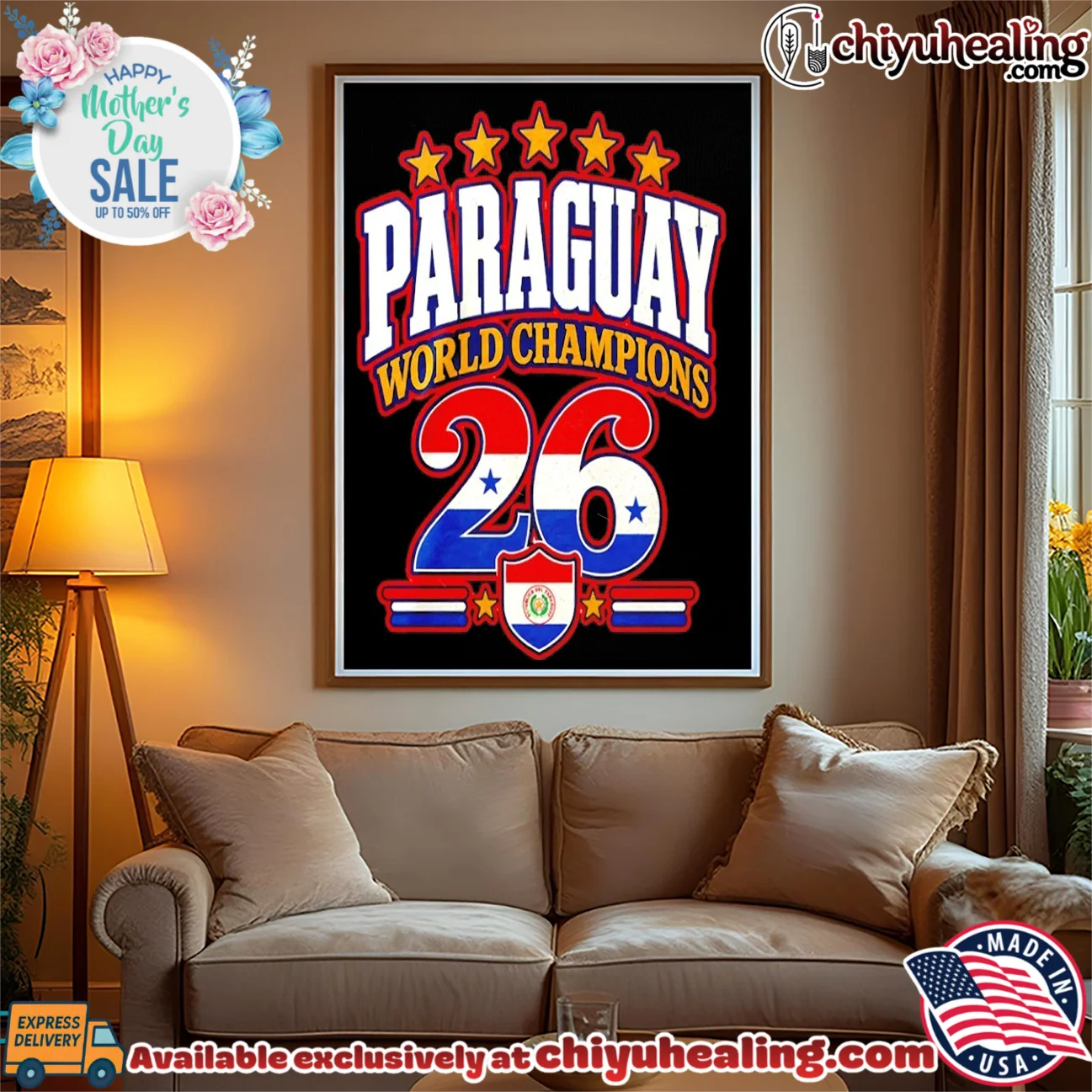 Paraguay 2026 World Champions Flag shirt hype shirt & hoodie | Modern Street Style Paraguay 2026 World Champions Flag shirt