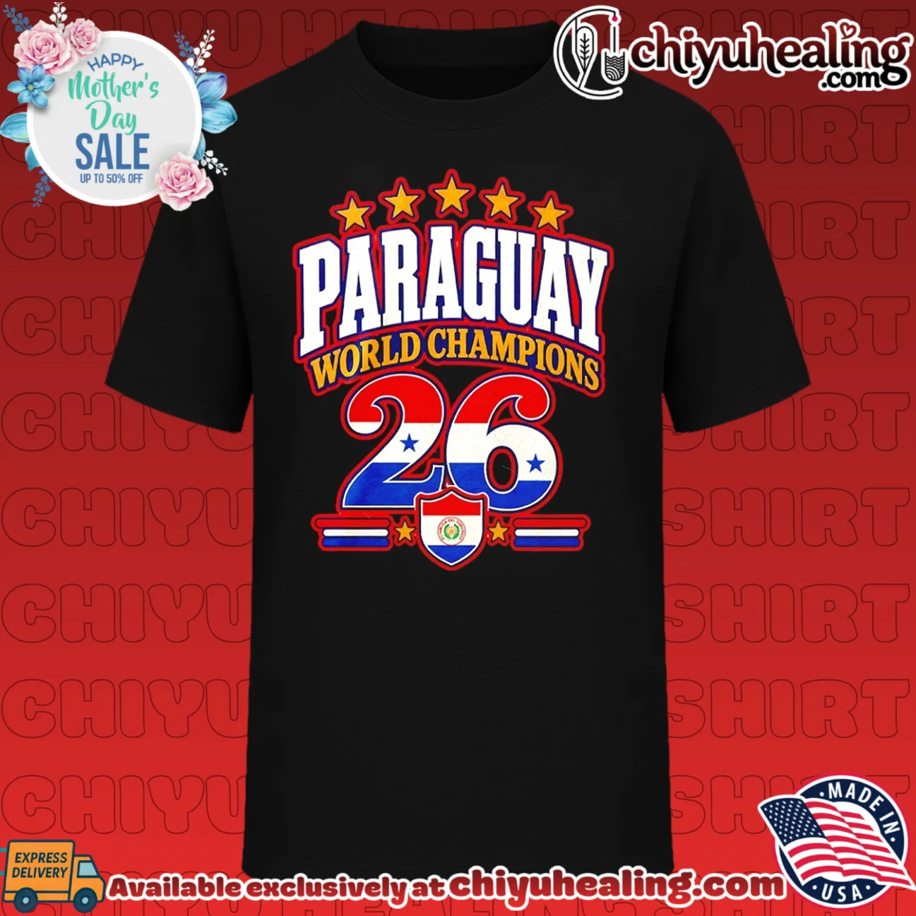 Paraguay 2026 World Champions Flag shirt