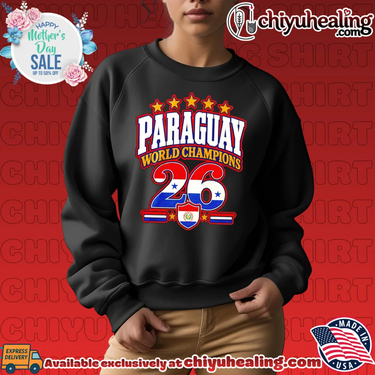 Paraguay 2026 World Champions Flag shirt hype shirt & hoodie | Modern Street Style Paraguay 2026 World Champions Flag shirt