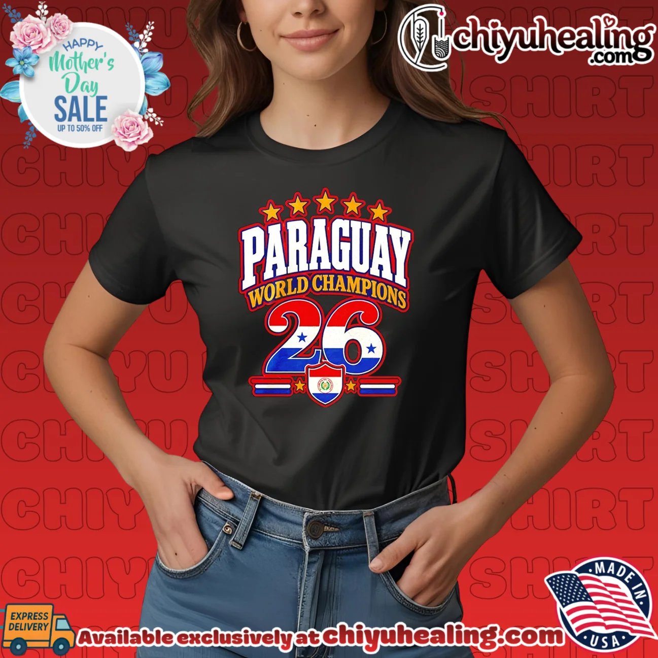 Paraguay 2026 World Champions Flag shirt hype shirt & hoodie | Modern Street Style Paraguay 2026 World Champions Flag shirt