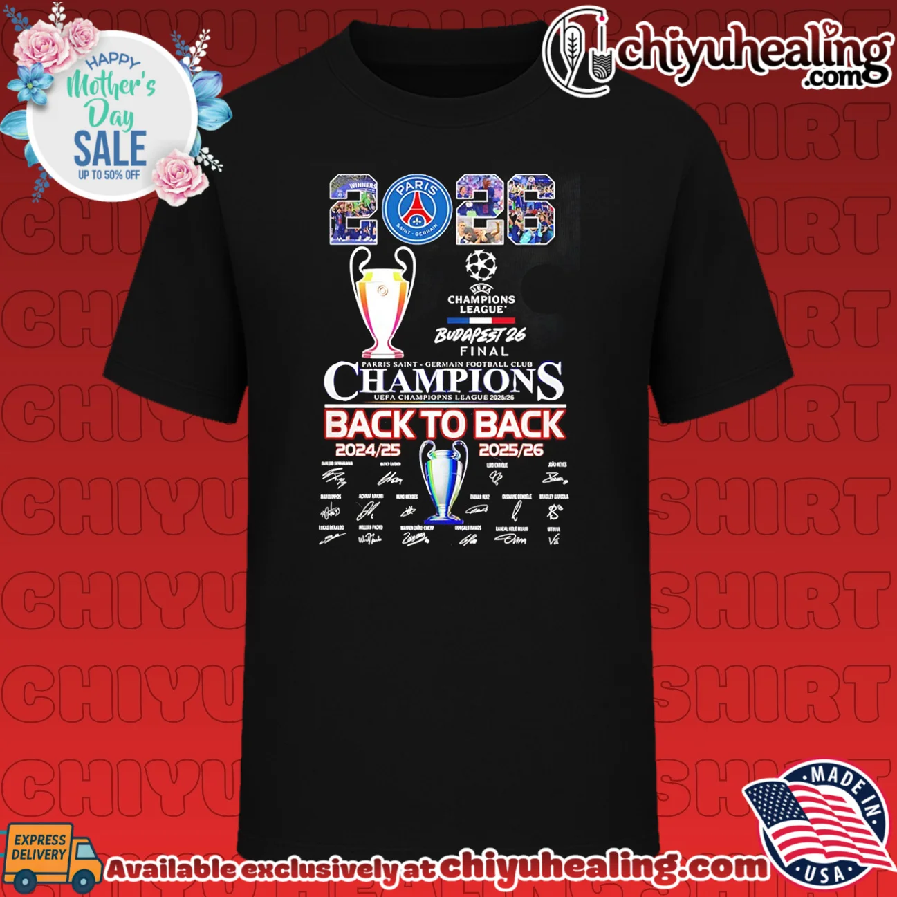 Paris Saint-Germain 2026 Champions League Budapest 26 Final back to back trophy