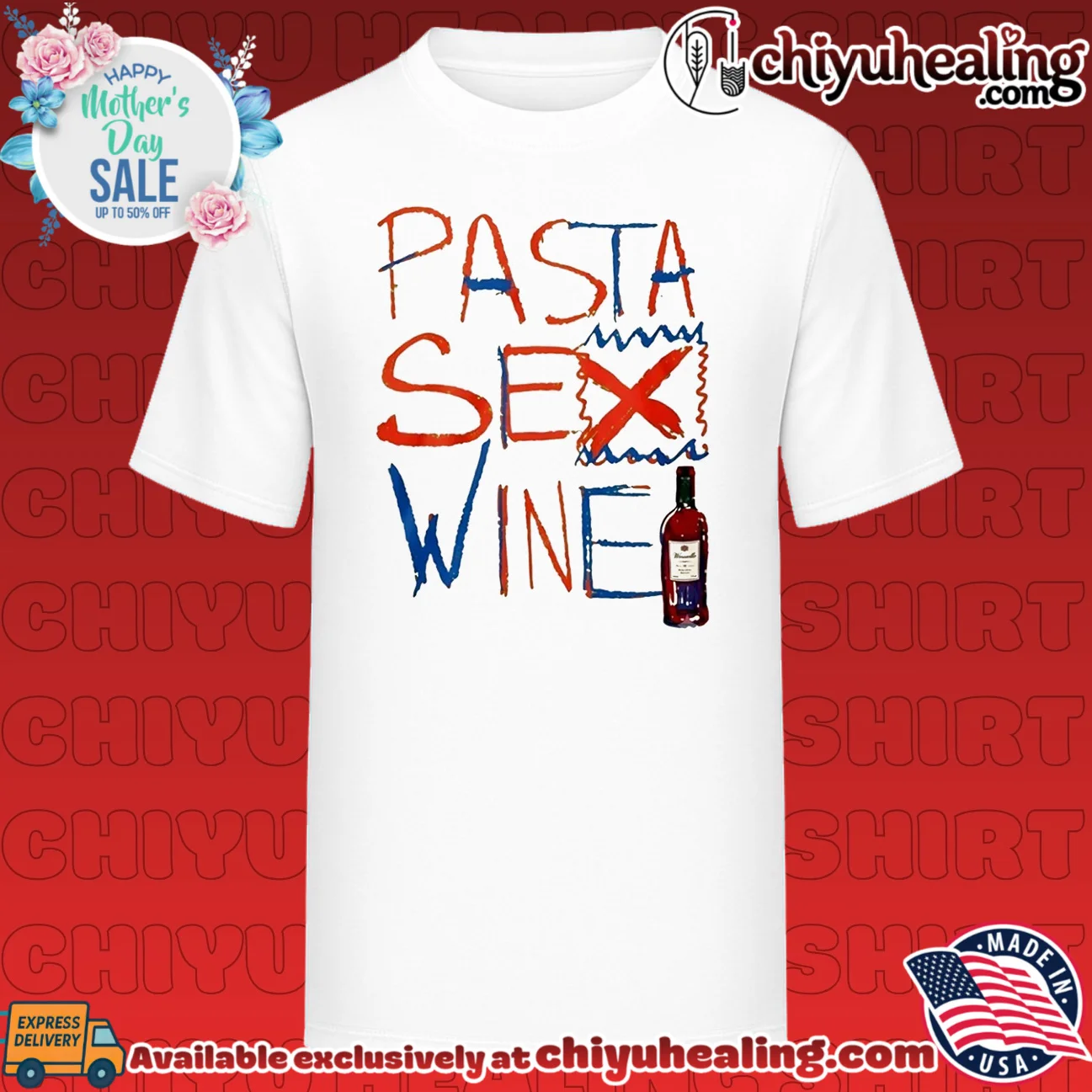 Pasta Sex Wine Aesthetic Trendy Slogan shirt & hoodie