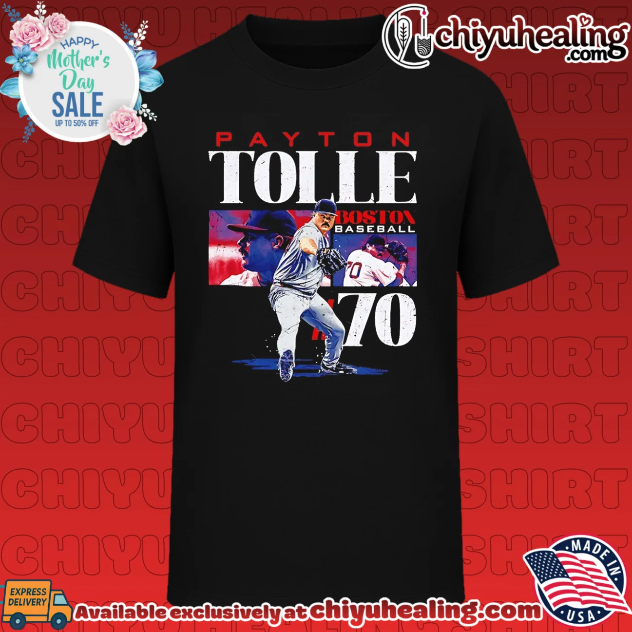 Payton Tolle Boston Red Sox 70 MLB Baseball shirt & hoodie