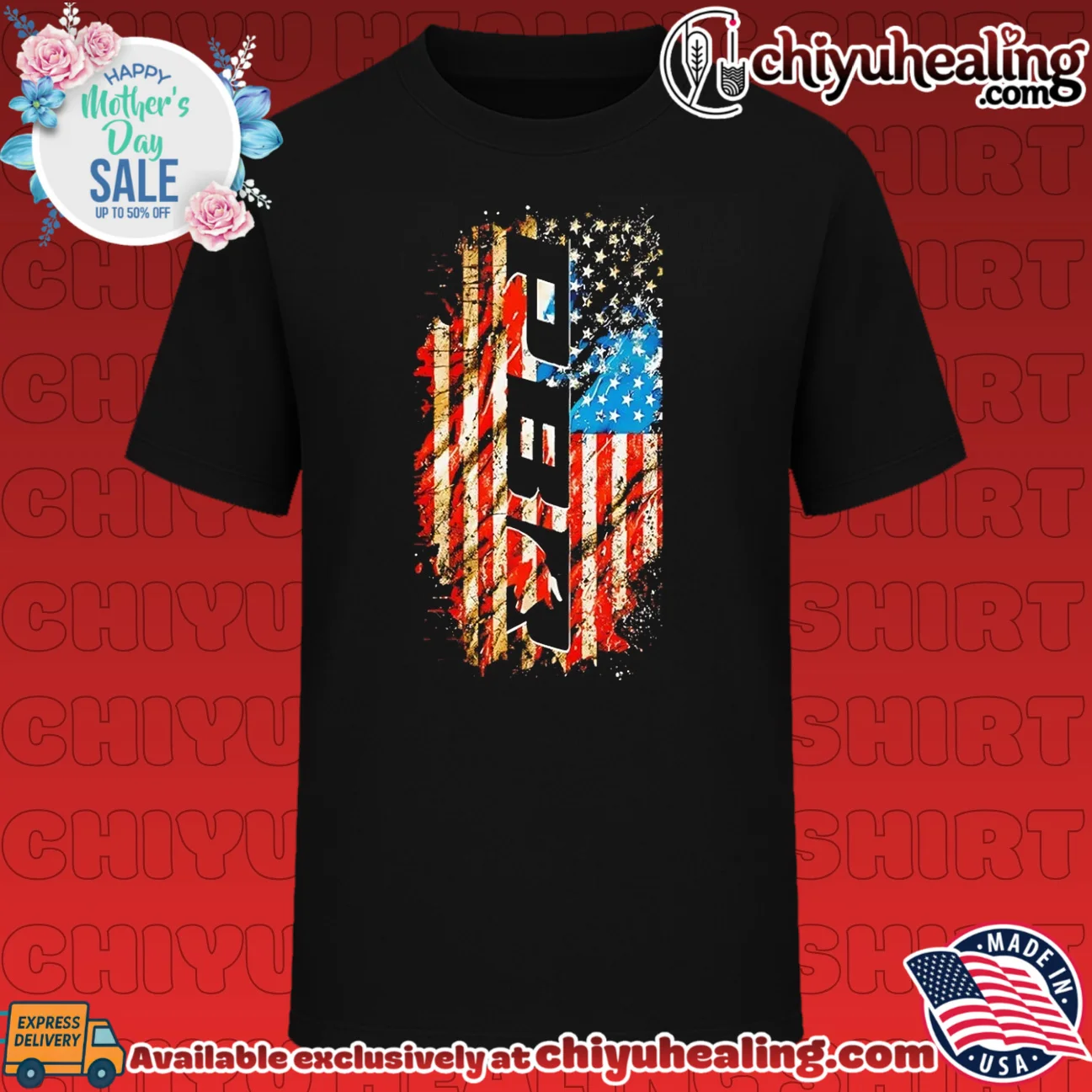 PBR Americana Distressed Flag
