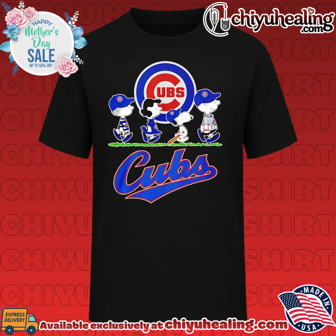 Peanuts characters Chicago Cubs baseball abbey road