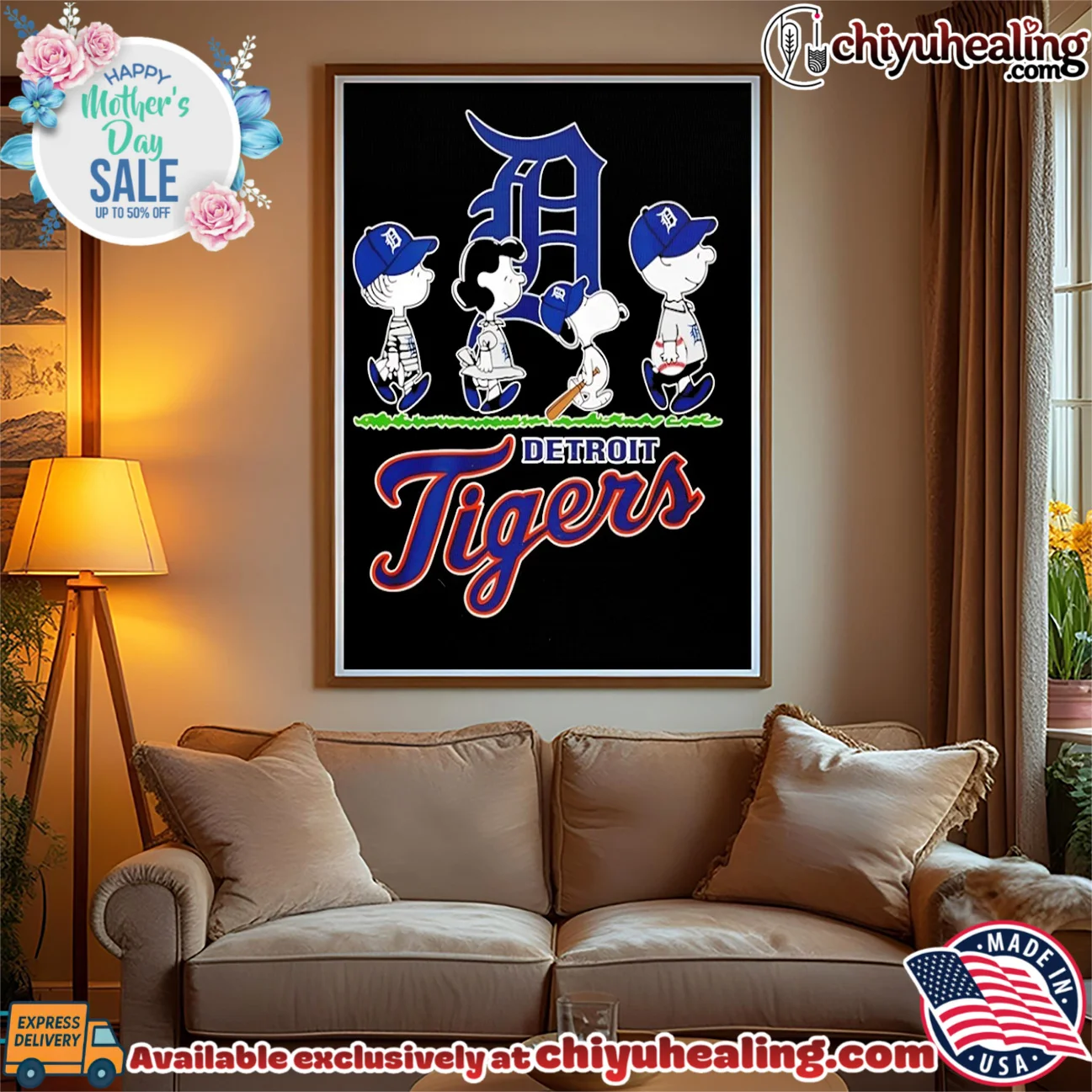 Peanuts characters Detroit Tigers Snoopy abbey road shirt & hoodie Peanuts characters Detroit Tigers Snoopy abbey road
