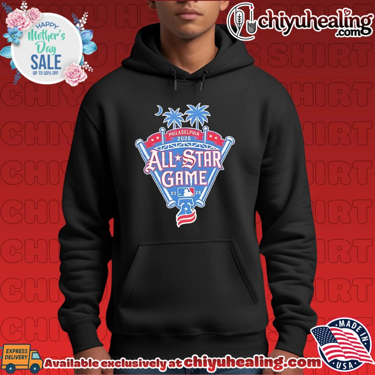 Philadelphia 2026 All Star Game MLB Baseball Liberty Bell Palm Trees Event shirt & hoodie Philadelphia 2026 All Star Game MLB Baseball Liberty Bell Palm Trees Event shirt & hoodie