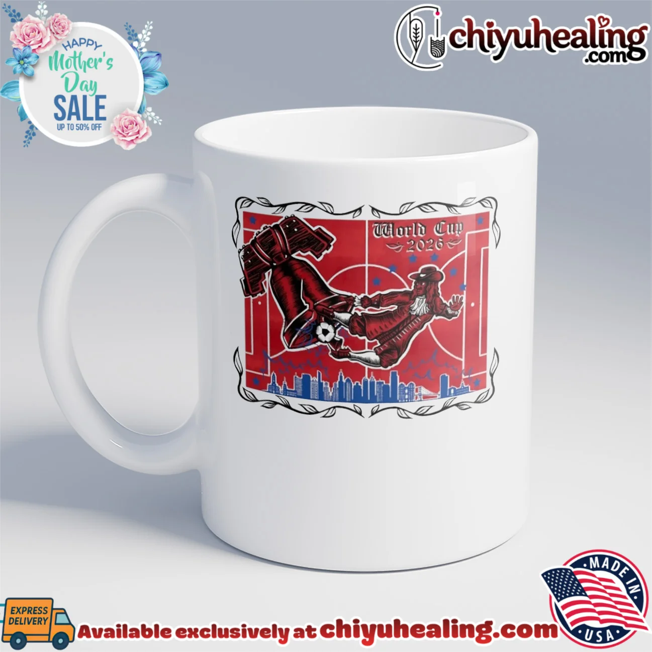 Philadelphia 2026 FIFA World Cup skyline illustration retro shirt & hoodie - New Arrival Philadelphia 2026 FIFA World Cup skyline illustration