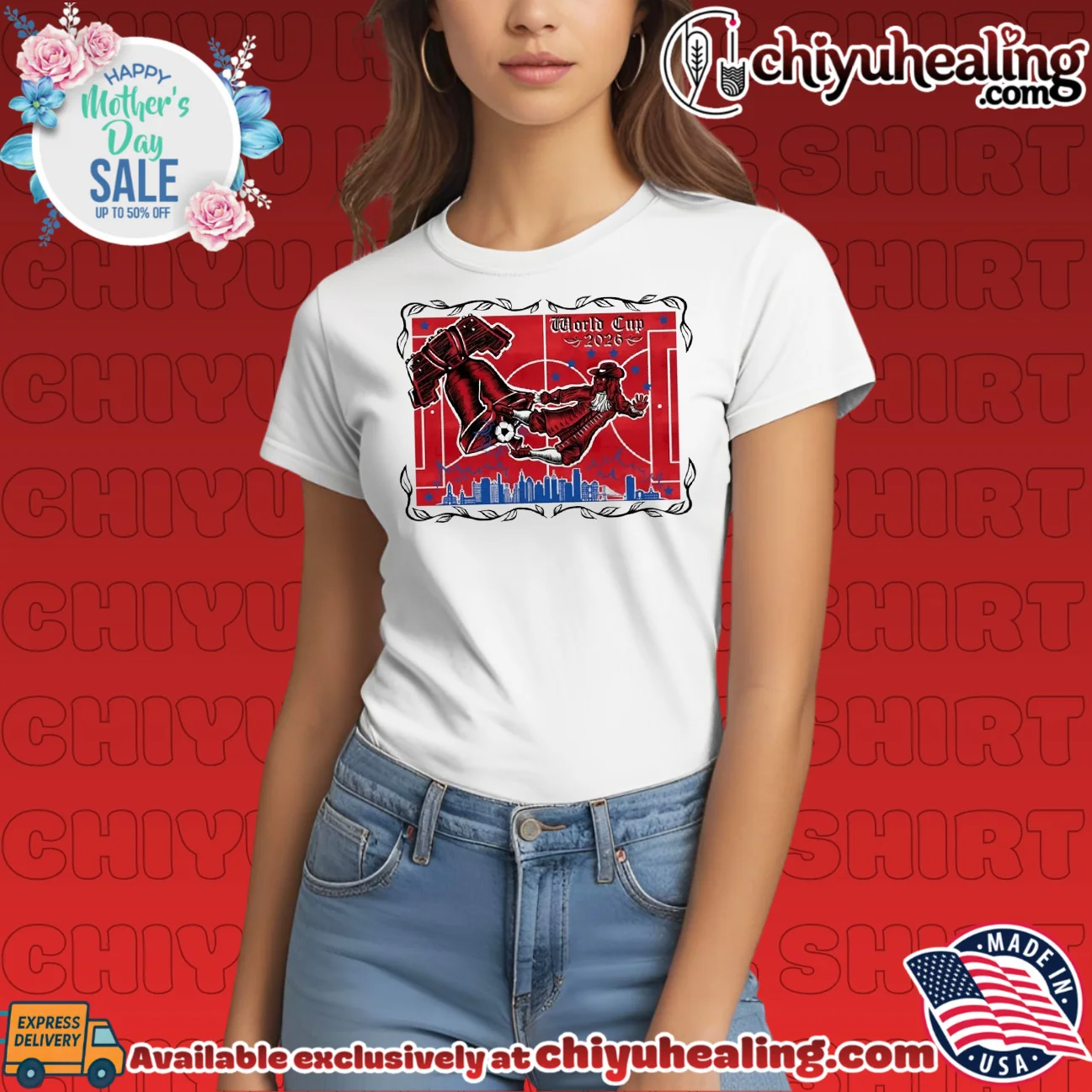 Philadelphia 2026 FIFA World Cup skyline illustration retro shirt & hoodie - New Arrival Philadelphia 2026 FIFA World Cup skyline illustration