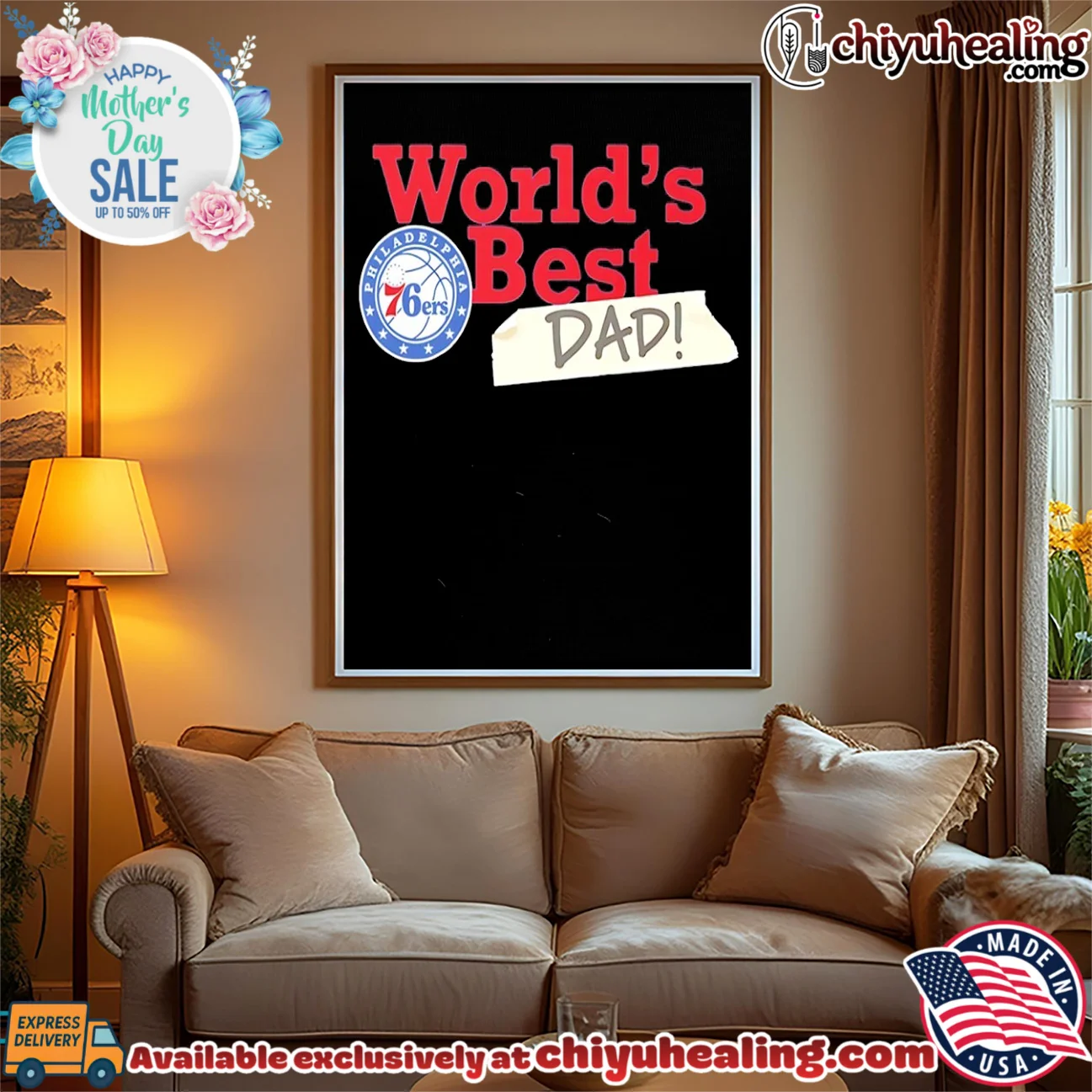 Philadelphia 76ers World's Best Dad 2026 grail shirt & hoodie - Ultimate Tribute Merch Philadelphia 76ers World's Best Dad 2026