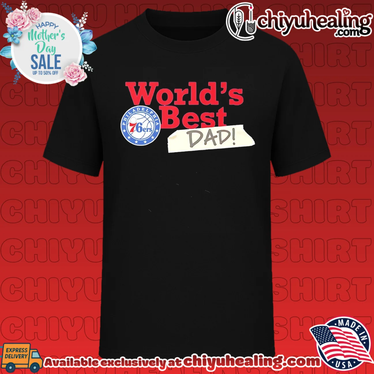 Philadelphia 76ers World's Best Dad 2026