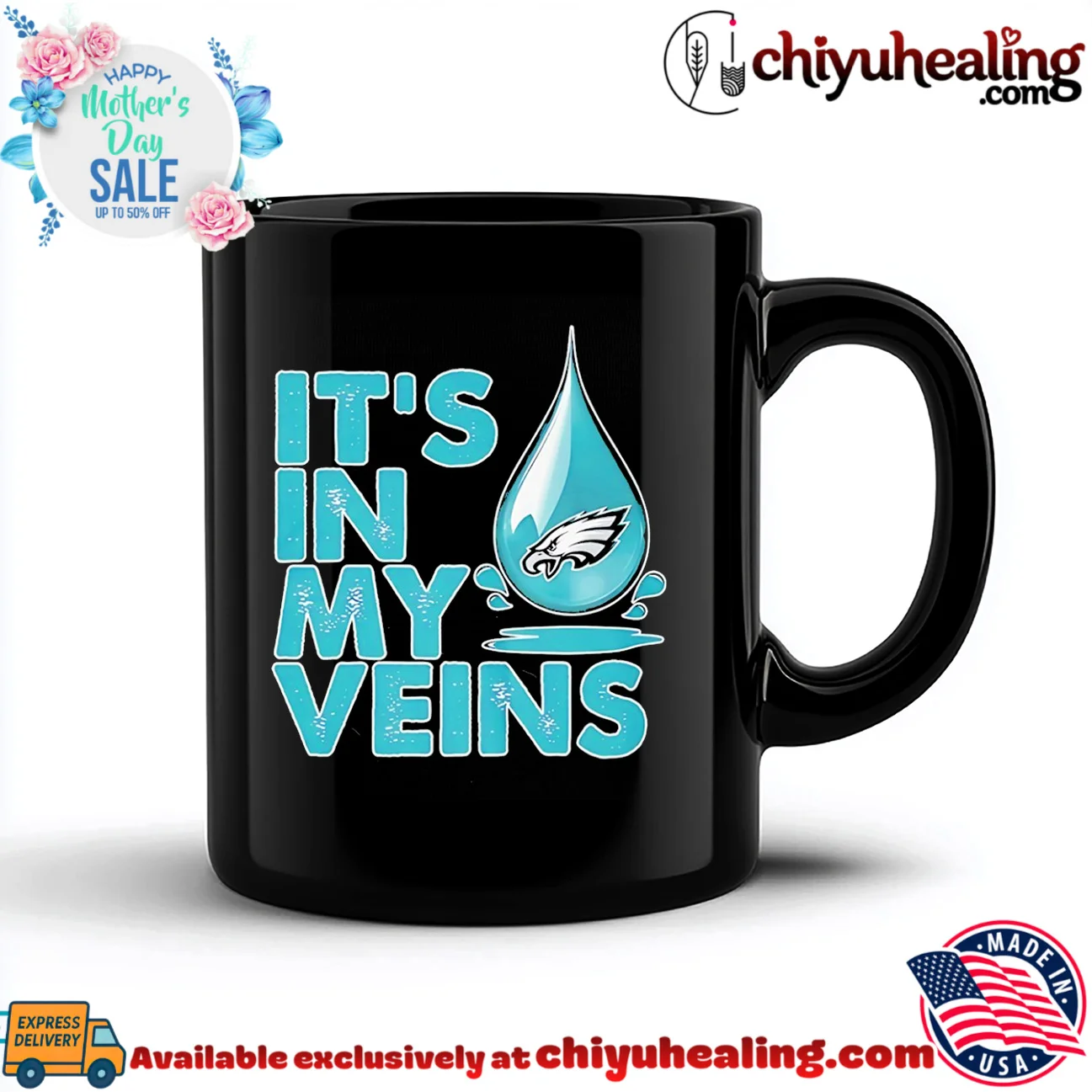 Philadelphia Eagles it's in my veins viral shirt & hoodie - Urban Fashion Philadelphia Eagles it's in my veins