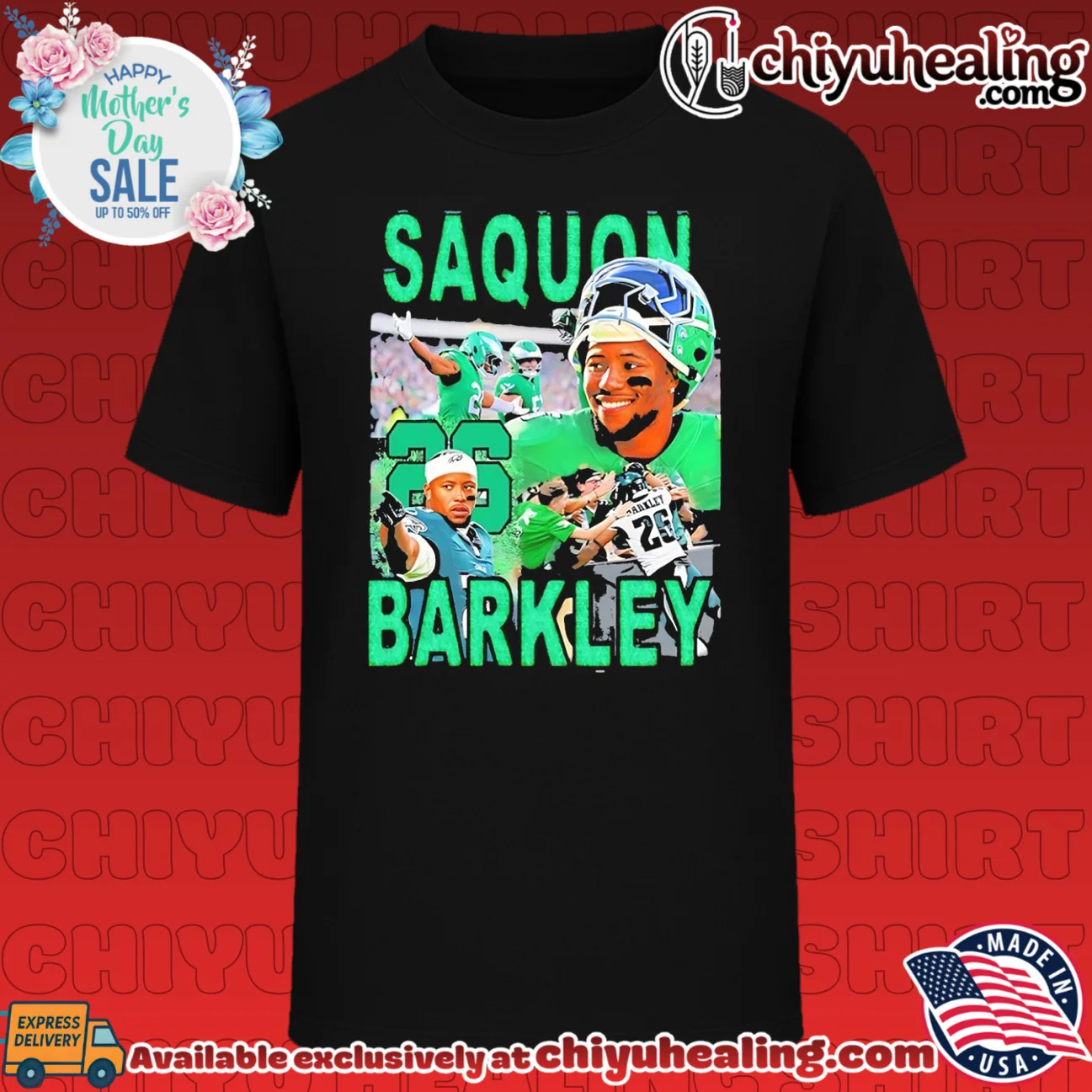 Philadelphia Eagles Saquon Barkley number 26